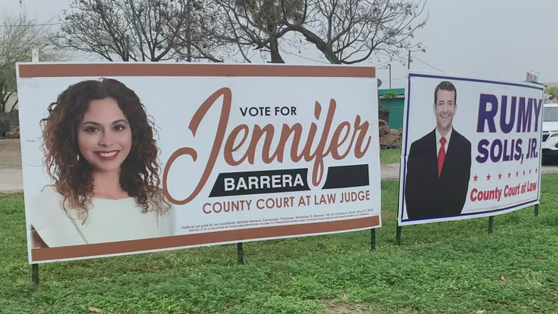 They are both running for the Jim Wells County Court at Law position.