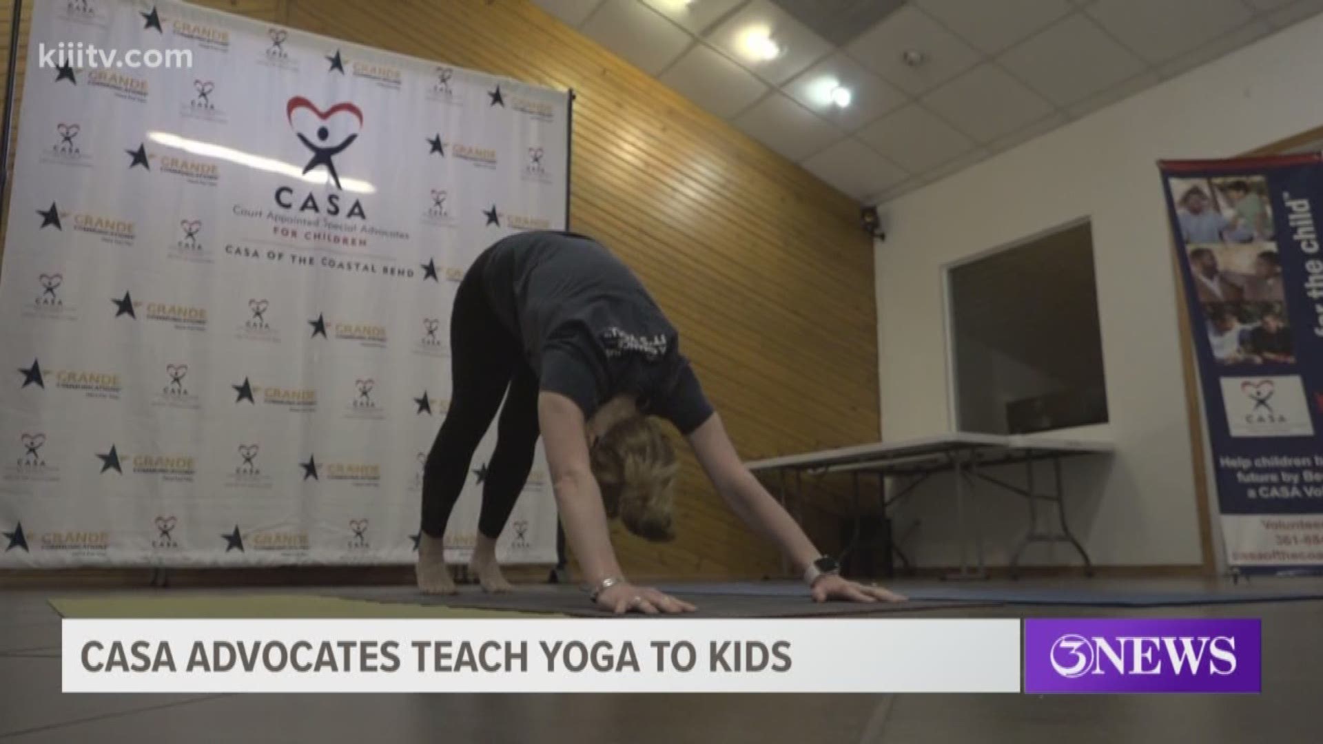 CASA of the Coastal Bend aims to break the cycle of child abuse and neglect, and to aid them in their mission to help children sort through difficult feelings, they are starting a youth yoga program.
