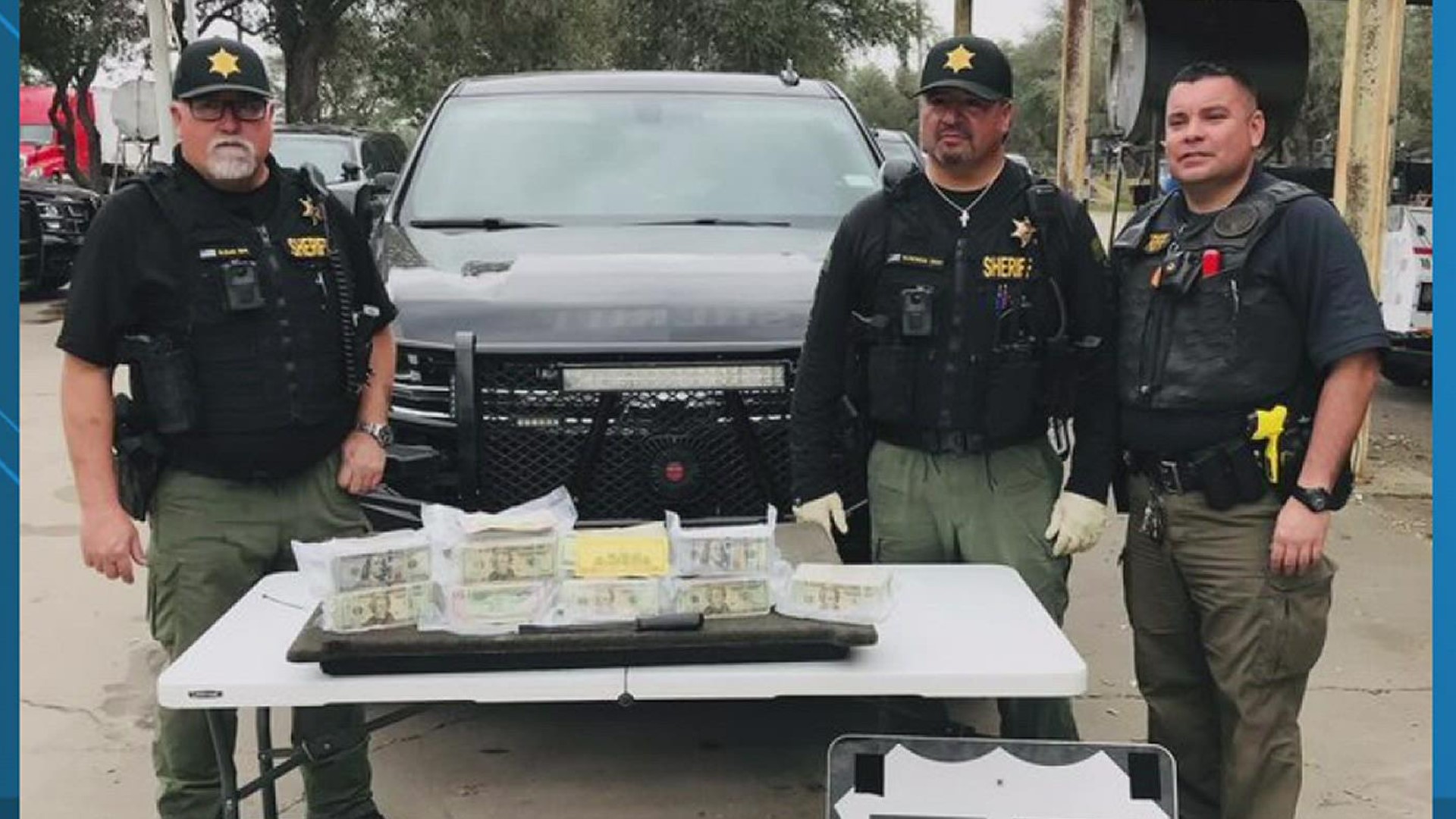 Deputies turned the cash in.