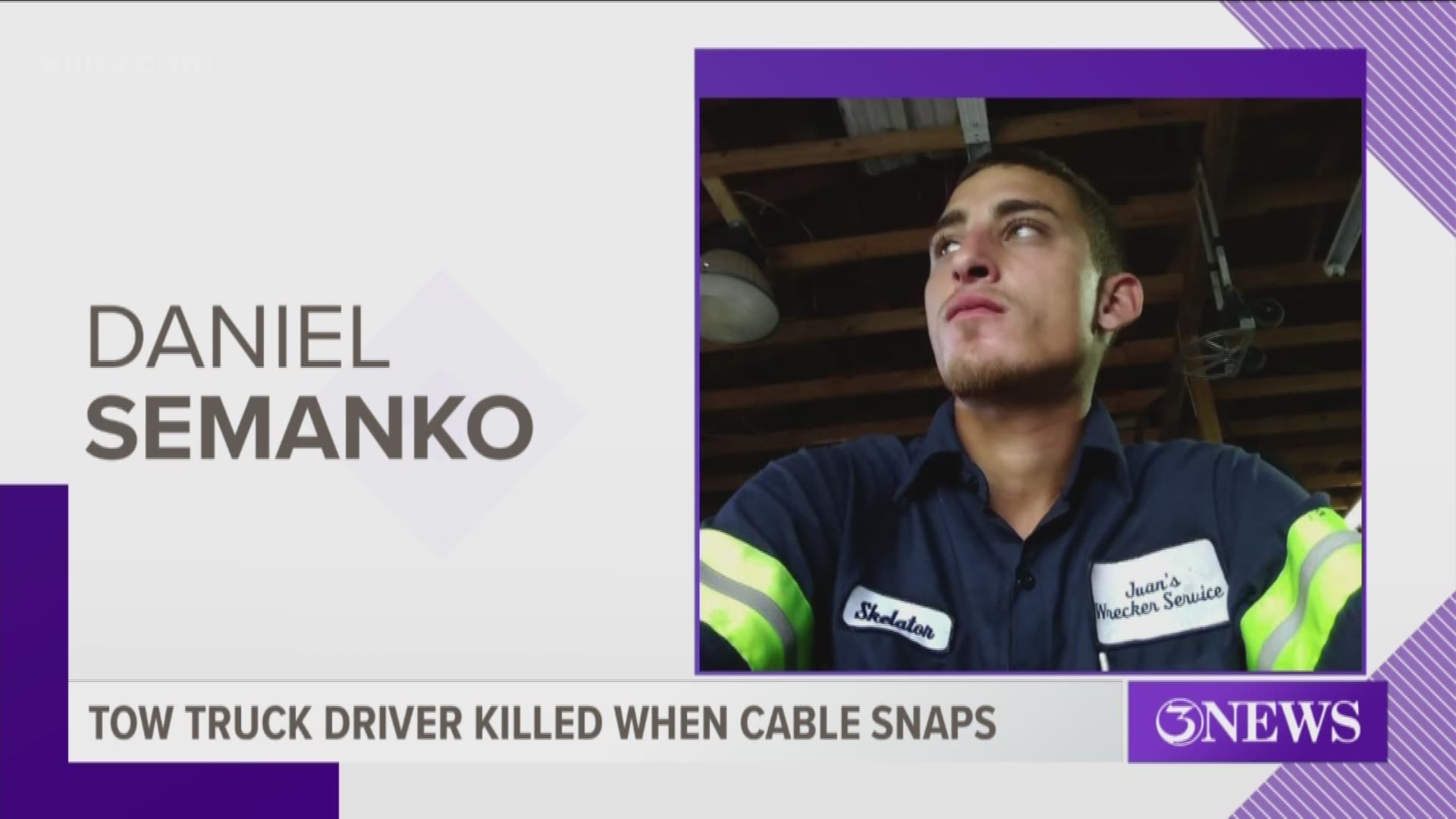 An investigator out of the Occupational Safety and Health Administration's Corpus Christi office confirmed to 3News that they are now investigating the death of a wrecker driver Thursday in Kingsville, Texas.