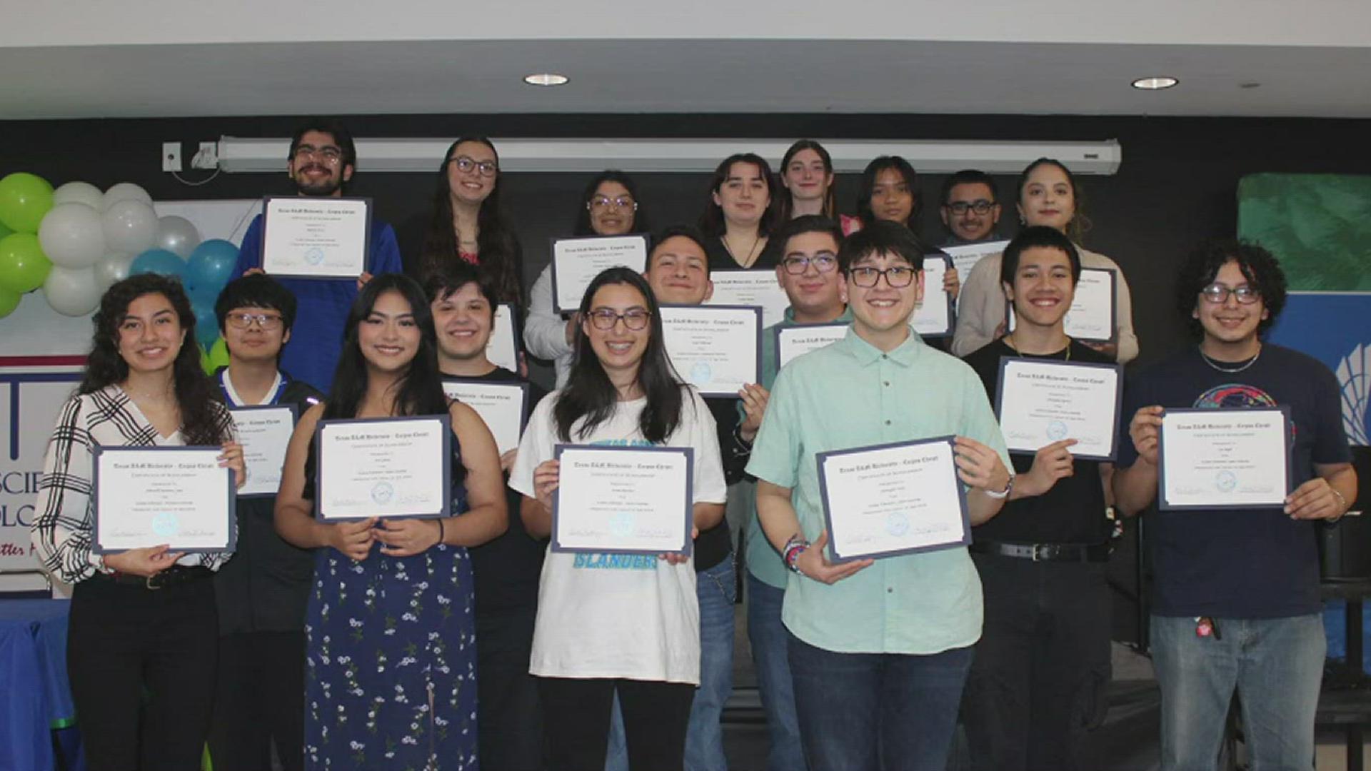 On Friday 25 students were awarded scholarships and acceptance letters to TAMU-CC!