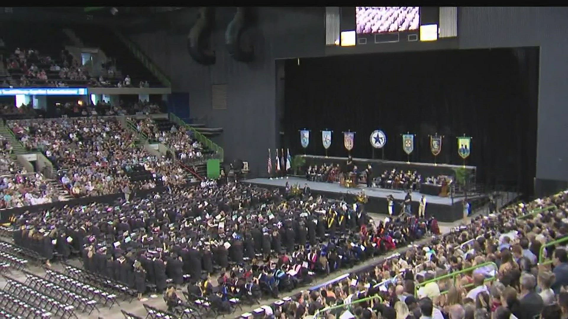 TAMUCC students walk the stage for Spring Commencement