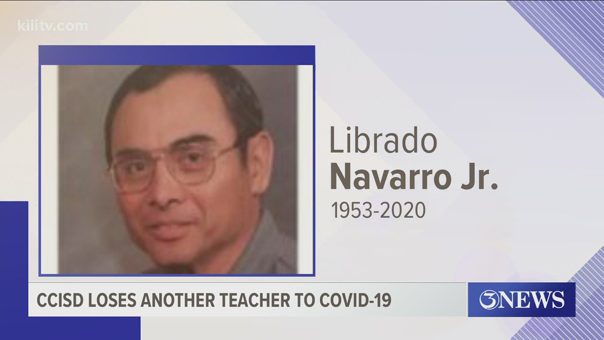 Services for Navarro will be held Tuesday, January 5, at the Garza Funeral Home Chapel in San Diego.
