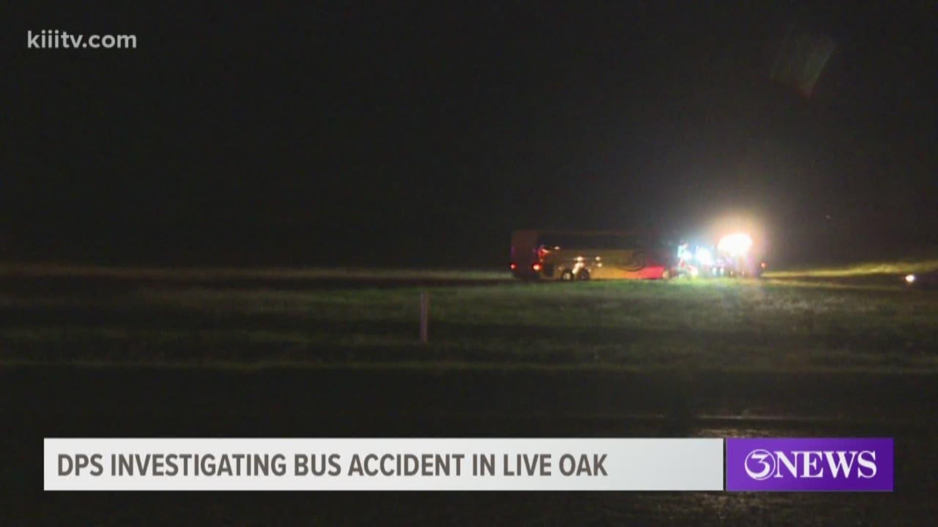 The accident happened just after 9 p.m. Wednesday on U.S. Highway 59 about three miles south of George West.