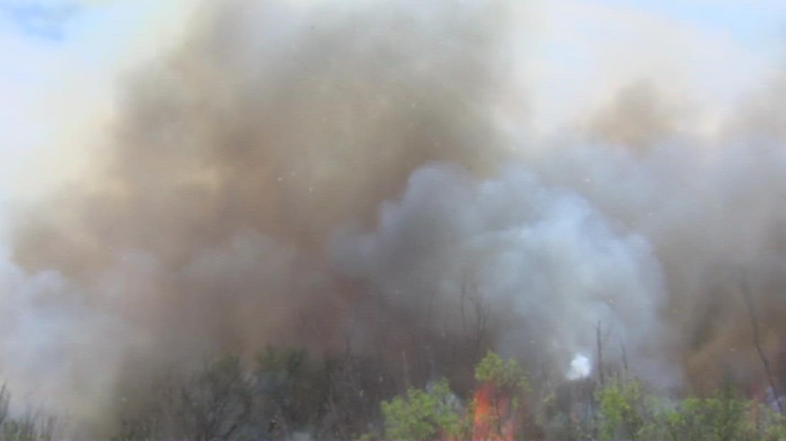 Large Brush Fire Burns Over 178 Acres Near Falfurrias | Kiiitv.com