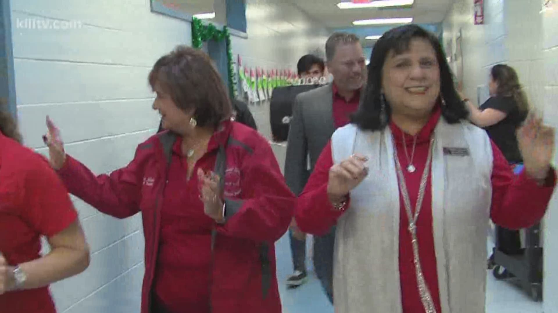 Christmas came early for 10 teachers in the Robstown Independent School District.