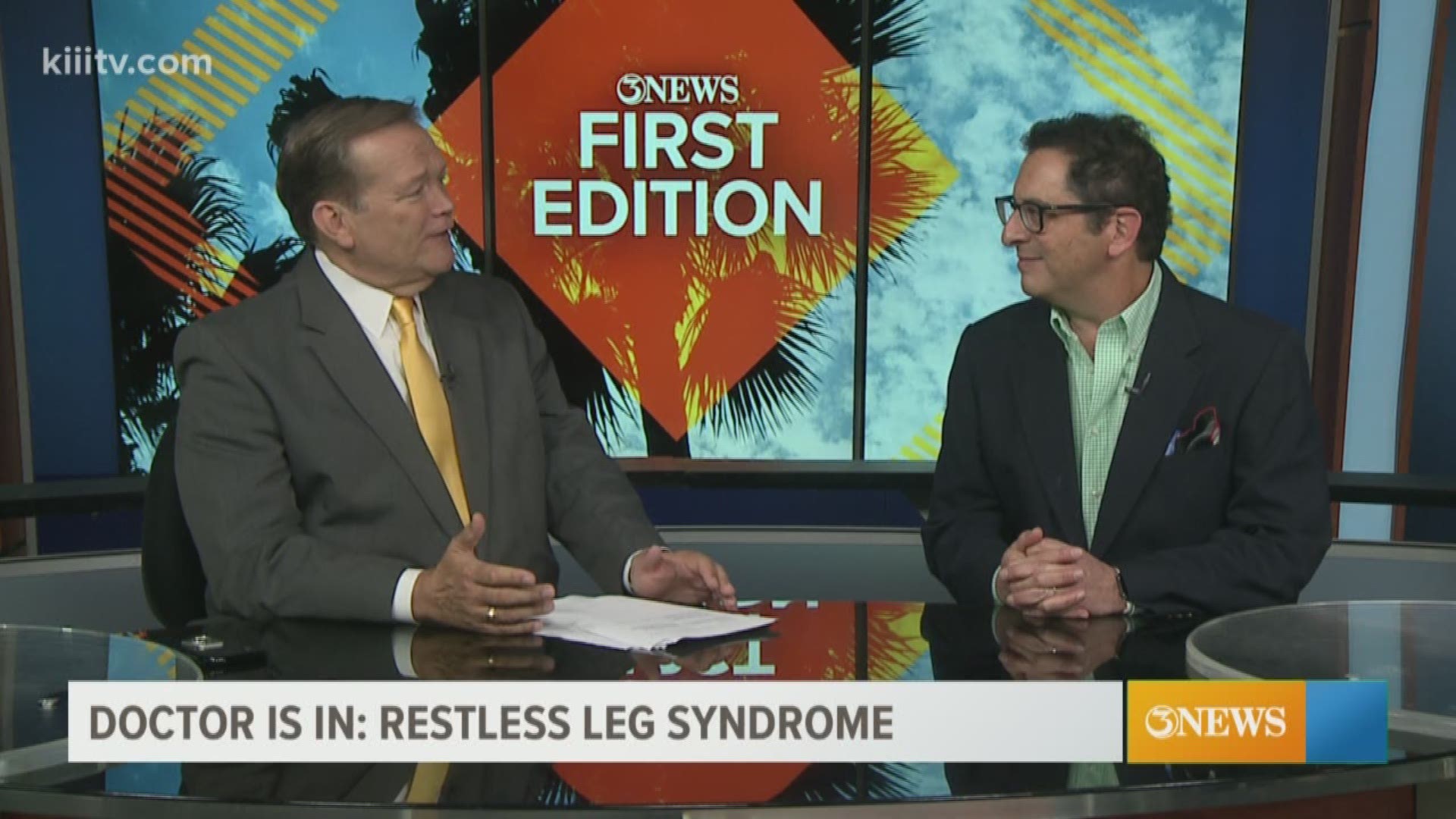Discussing the condition known as Restless Leg Syndrome.