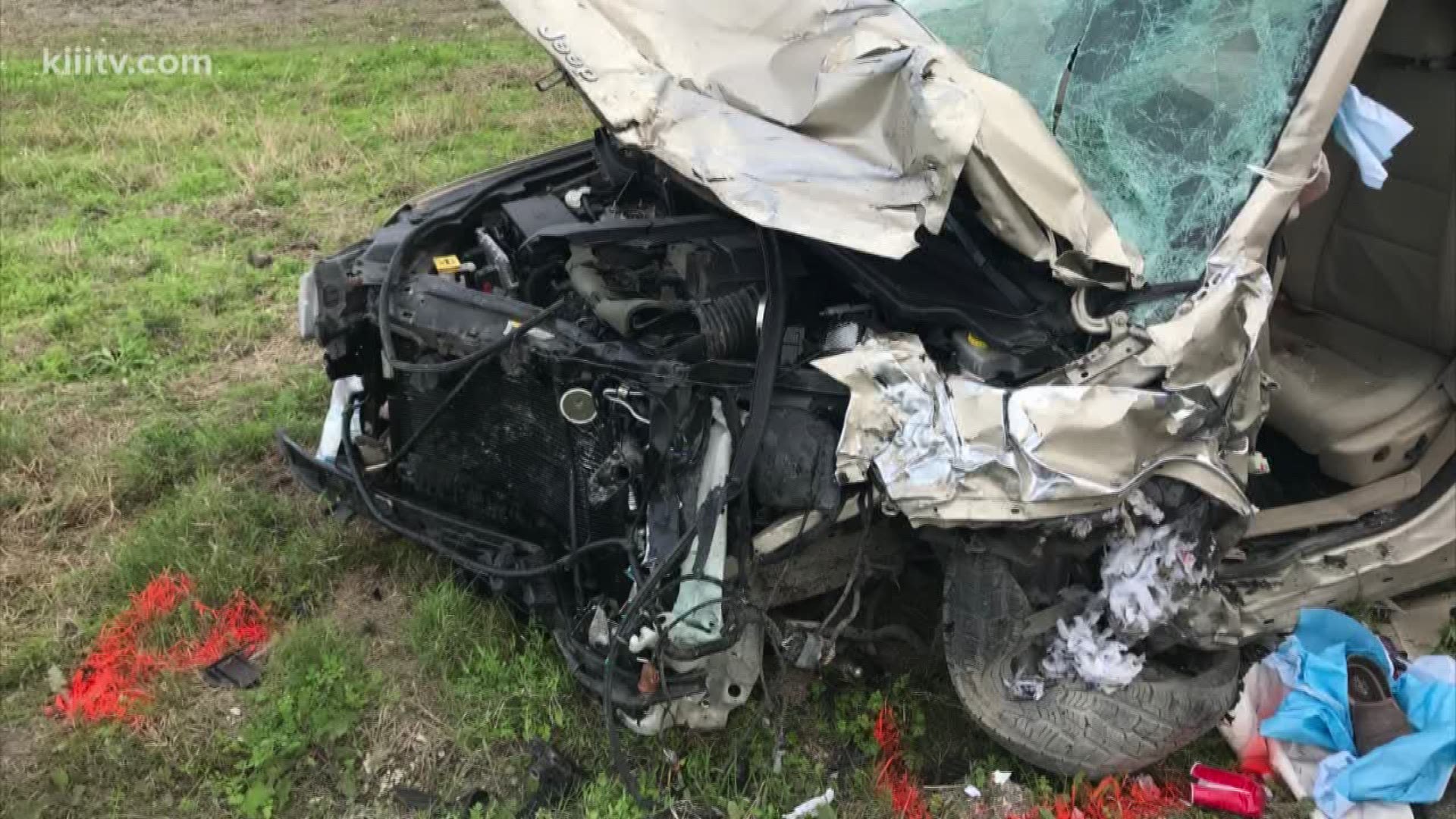 According to the Department of Public Safety, a head-on crash Monday on State Highway 359 killed two people and sent several others to the hospital, including a 15-month-old child.