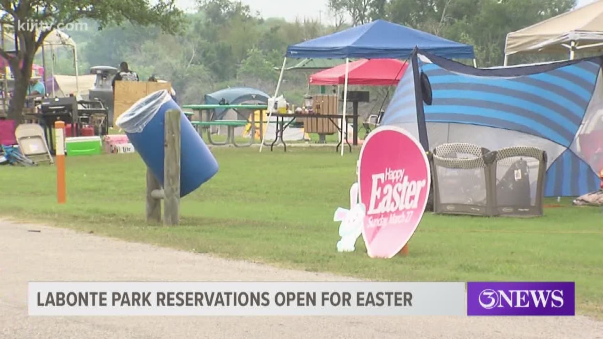 The City of Corpus Christi taking reservations for Easter weekend camping at Labonte Park, an annual tradition for many in the Coastal Bend.
