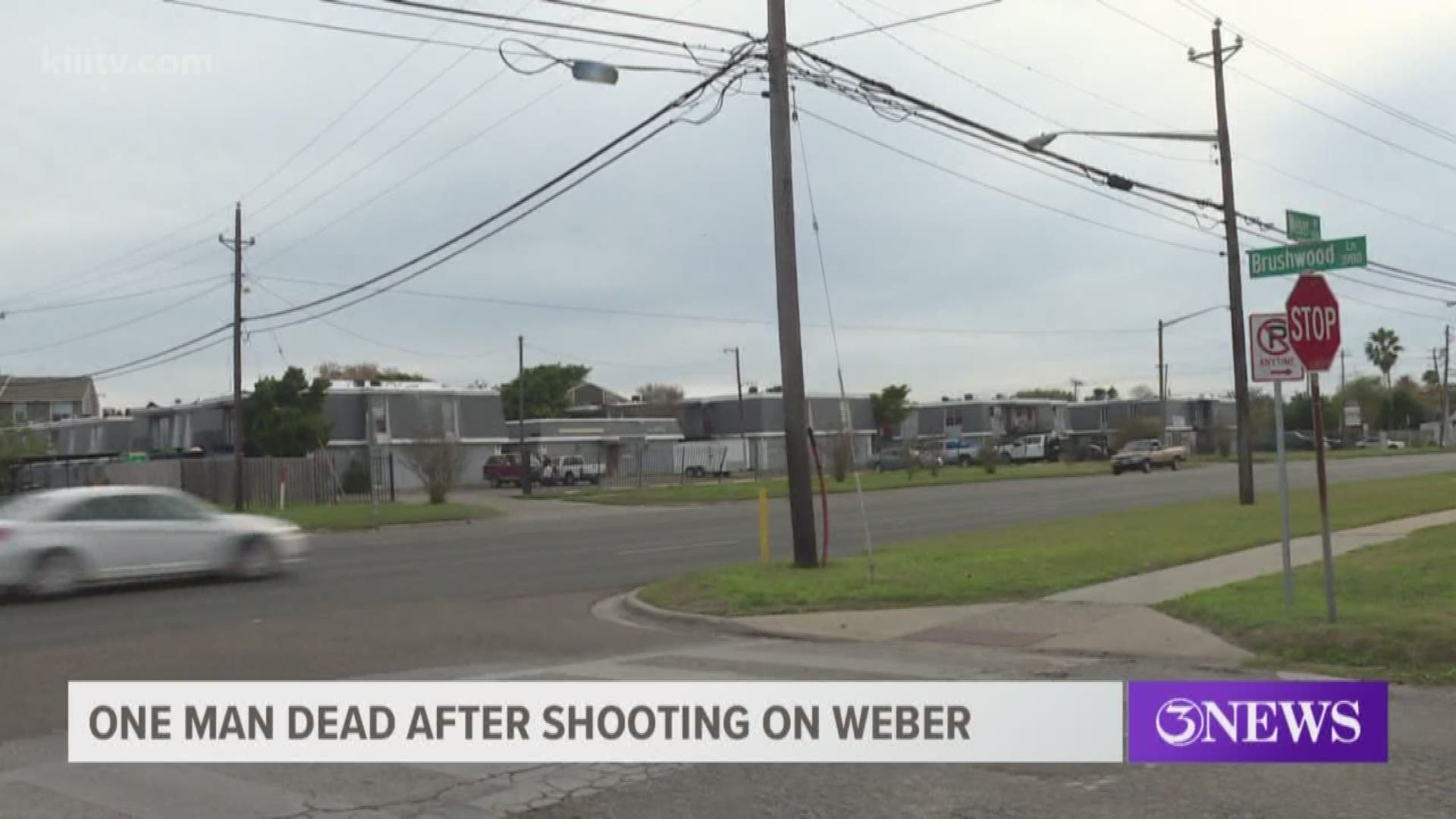 The Corpus Christi Police Department was called to the 5200 block of Weber Road just before 4 a.m. on Sunday morning.