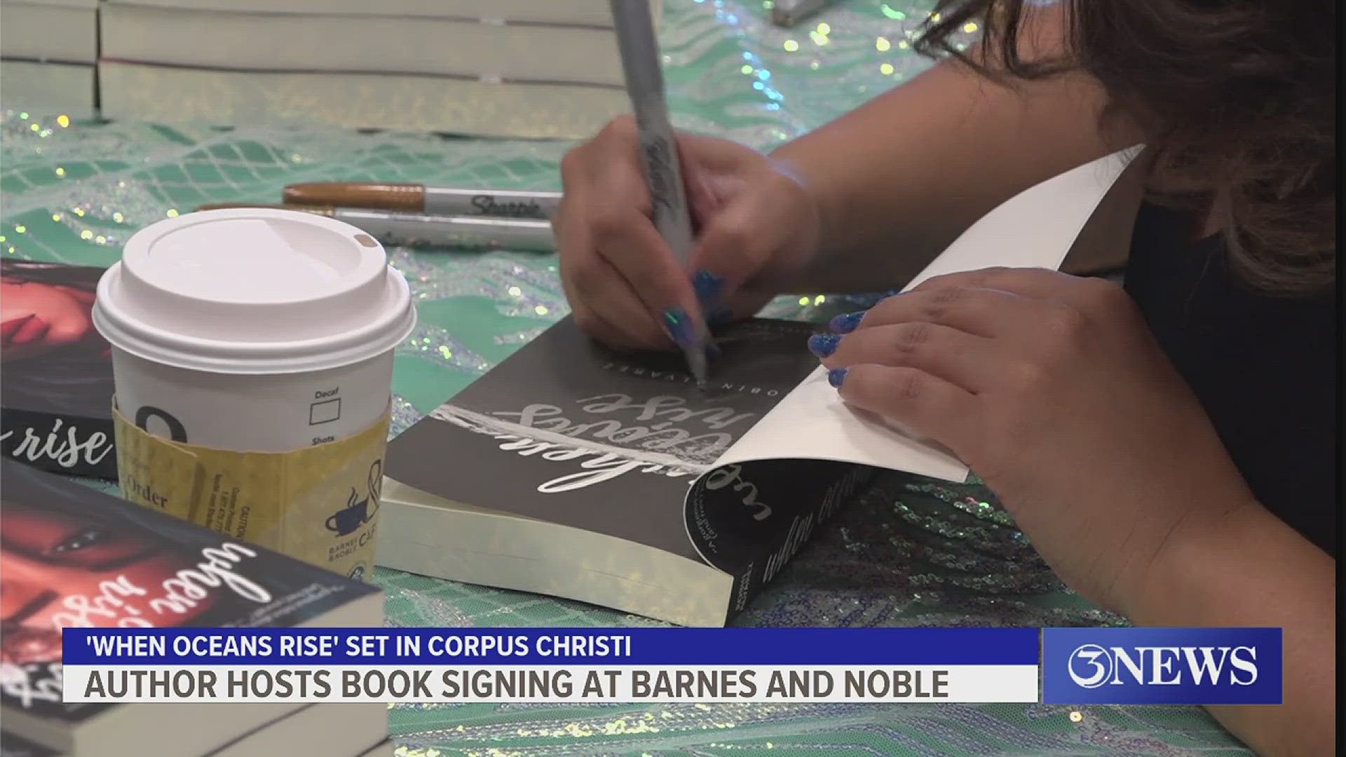 'When Oceans Rise' is a fairytale retelling that is set in Corpus Christi. Author Robin Alvarez will sign copies of the book at Barnes and Noble.
