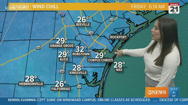 Friday forecast: Cold and clearing skies into the afternoon