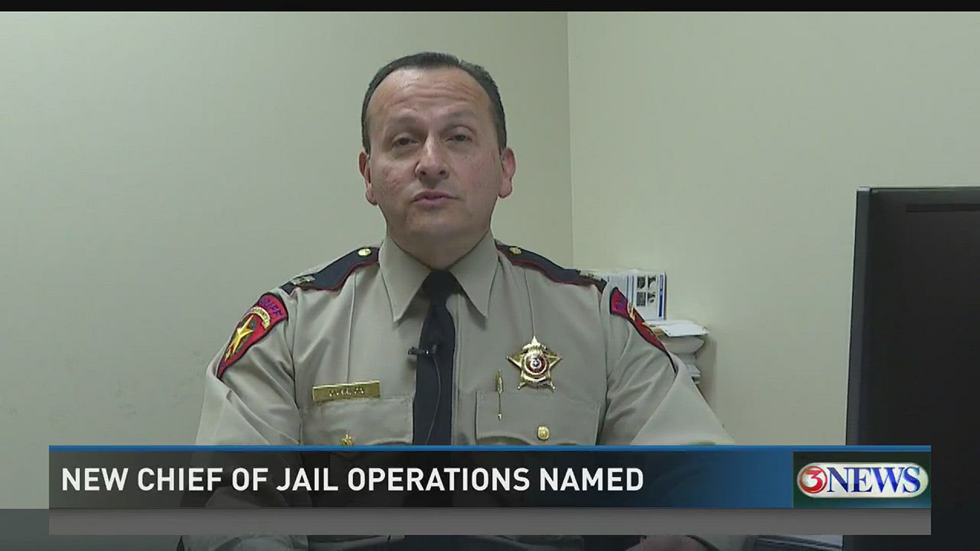 There is a new Chief of Jail Opeartions over at the Nueces County Sheriff's office.