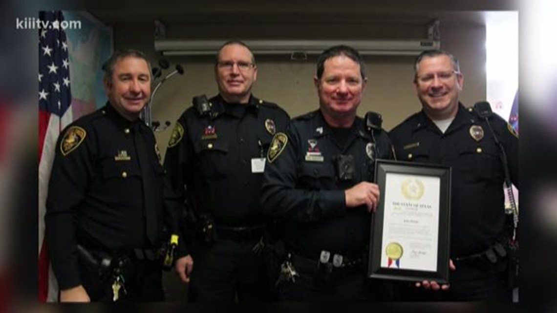 Corpus Christi Police Department officers honored for years of service
