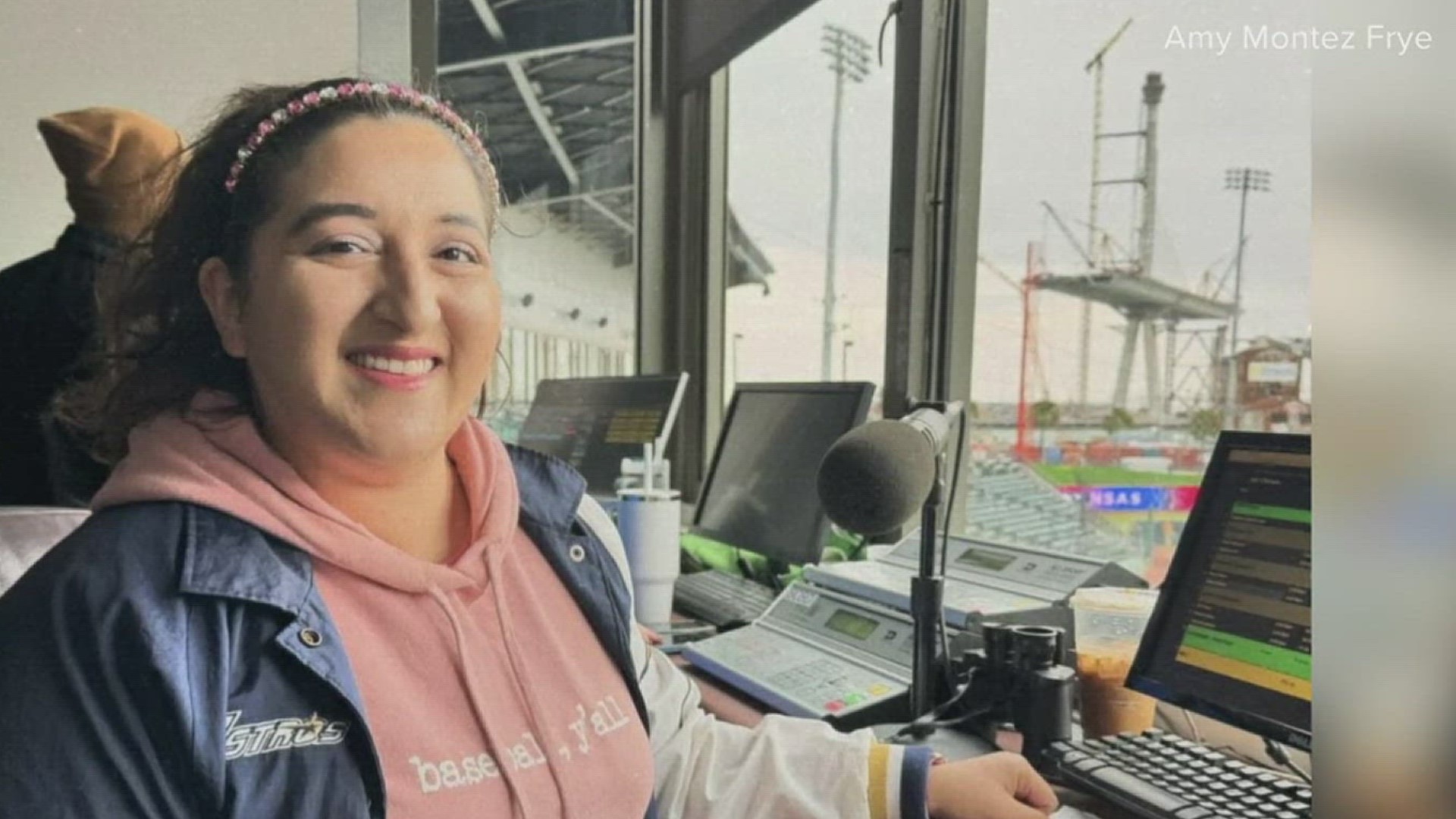 Meet Amy Montez Frye, the first female PA announcer for not just the Hooks but the entire Houston Astros Organization!