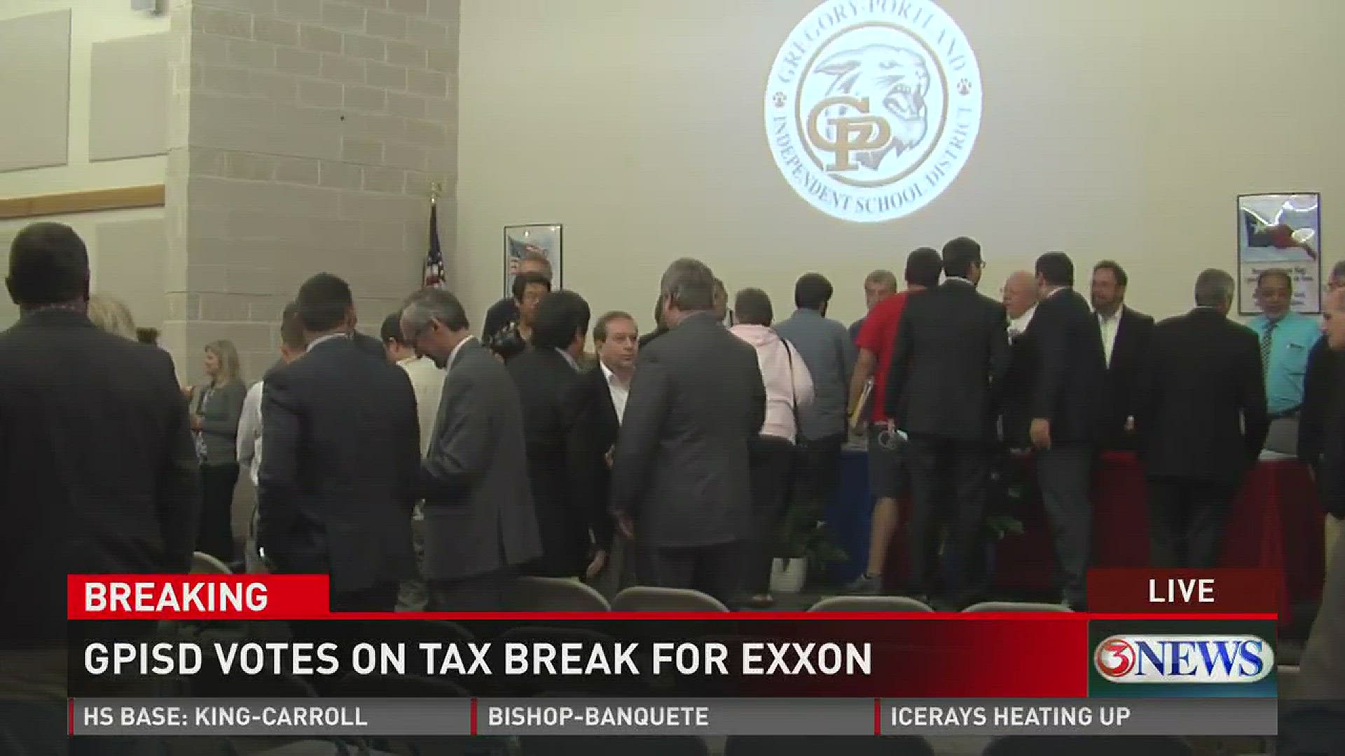 GPISD board members approved tax break for ExxonMobil plant.