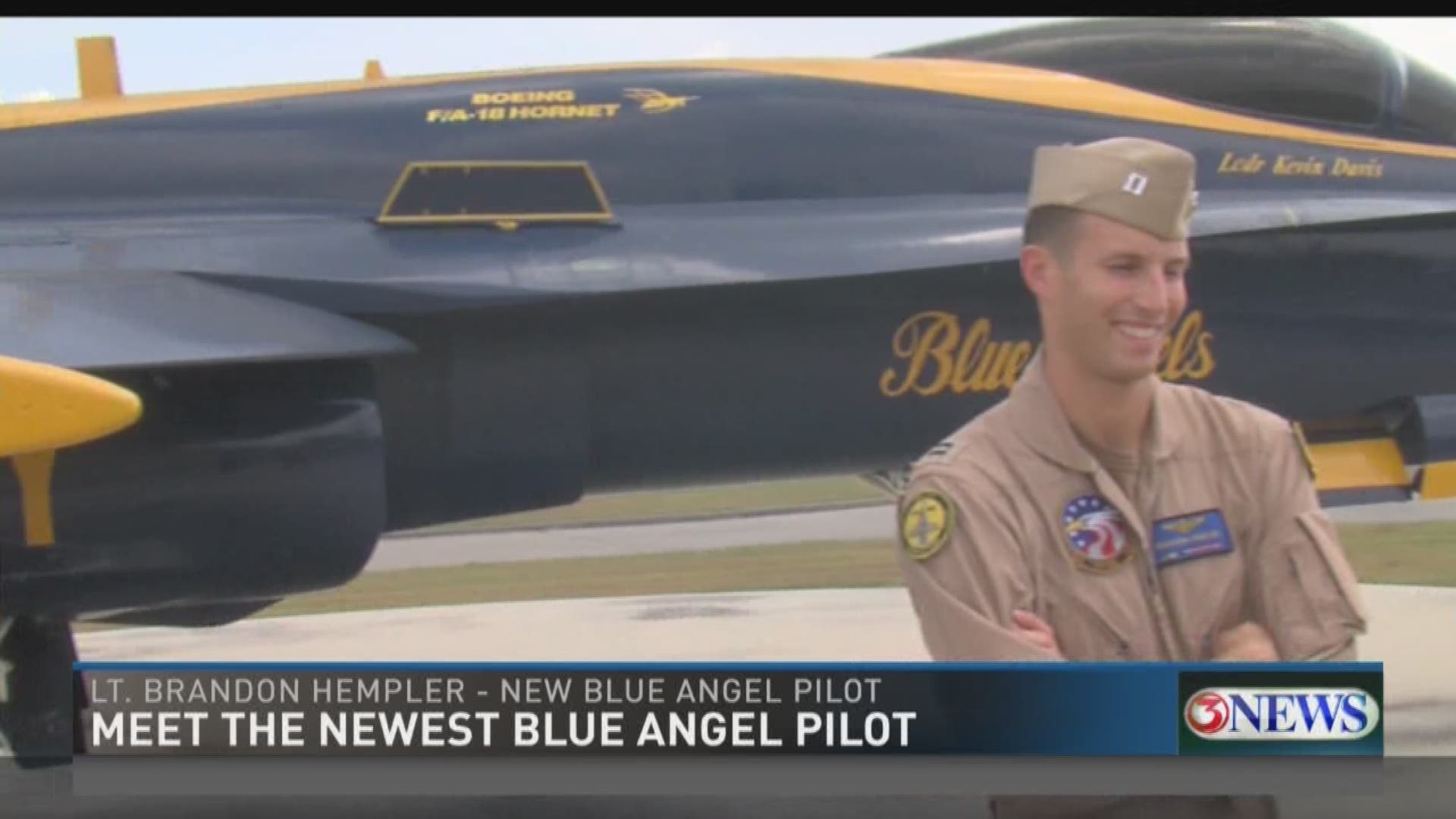 Brandon Hempler is the newest Blue Angel.