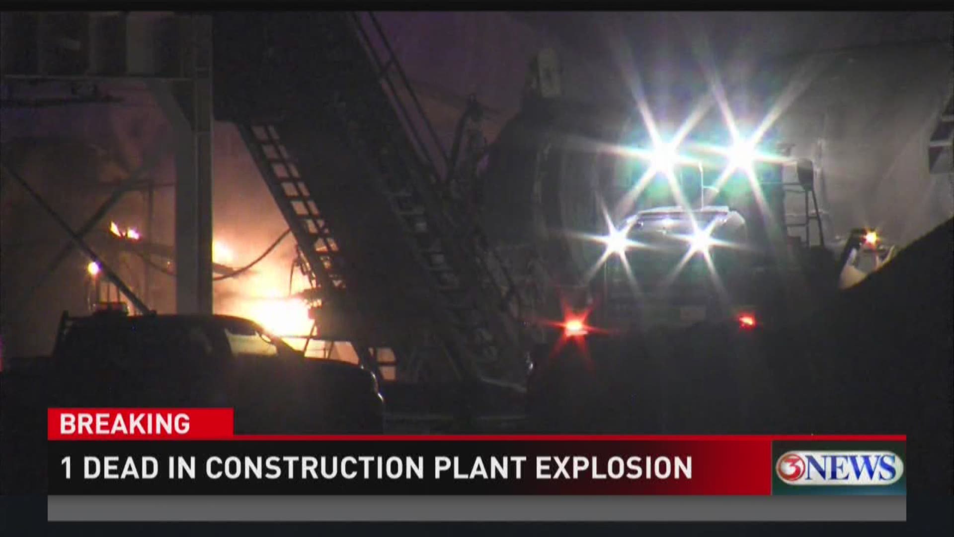 One person dead after early morning explosion at Haas & Anderson Construction on Hopkins Rd.