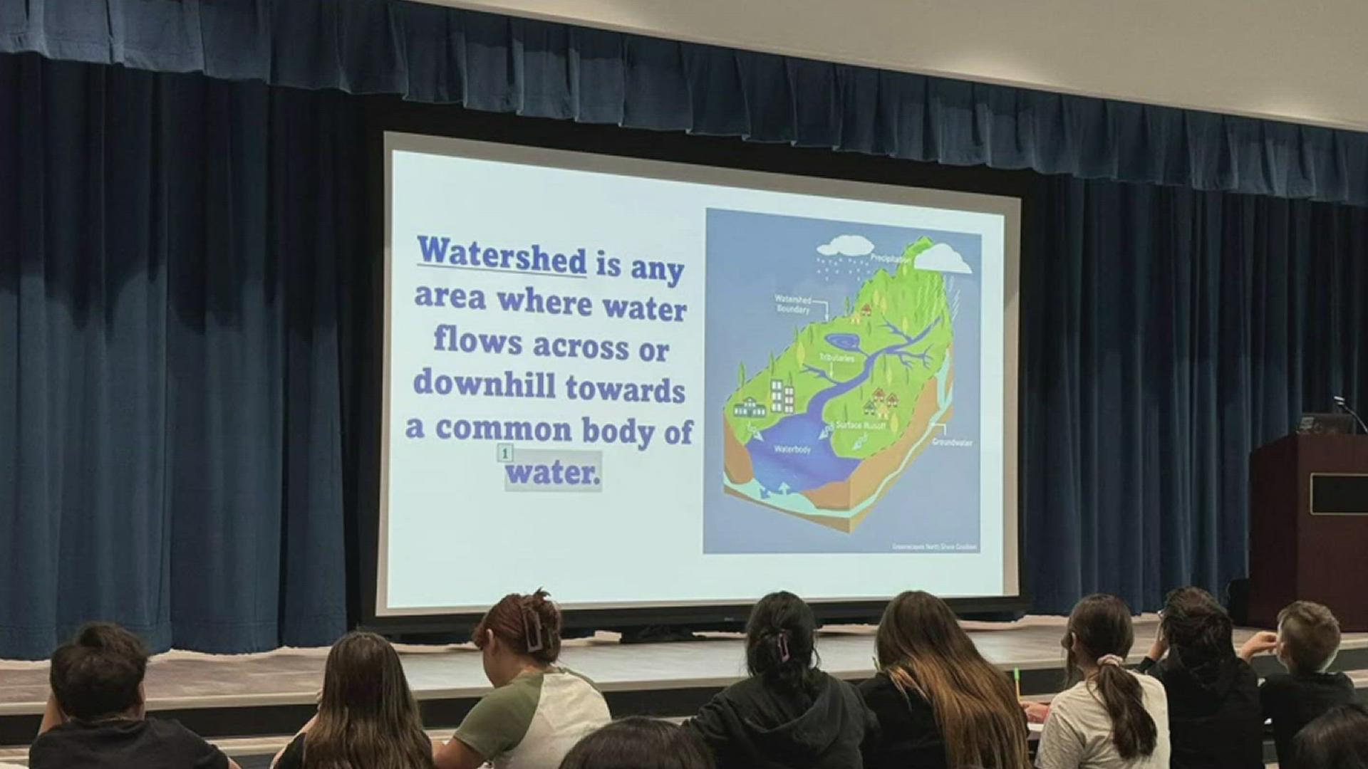 Corpus Christi Water Chief Operating Officer Drew Molly said kids are good at sharing their knowledge their family members.