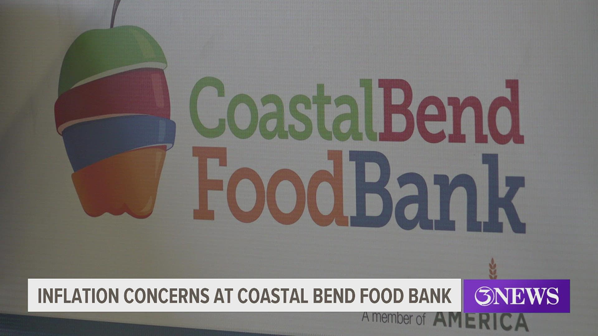 Bean Hanson, Executive Director of the food bank, said they're relying on more donations from the community as their food sources give them less.