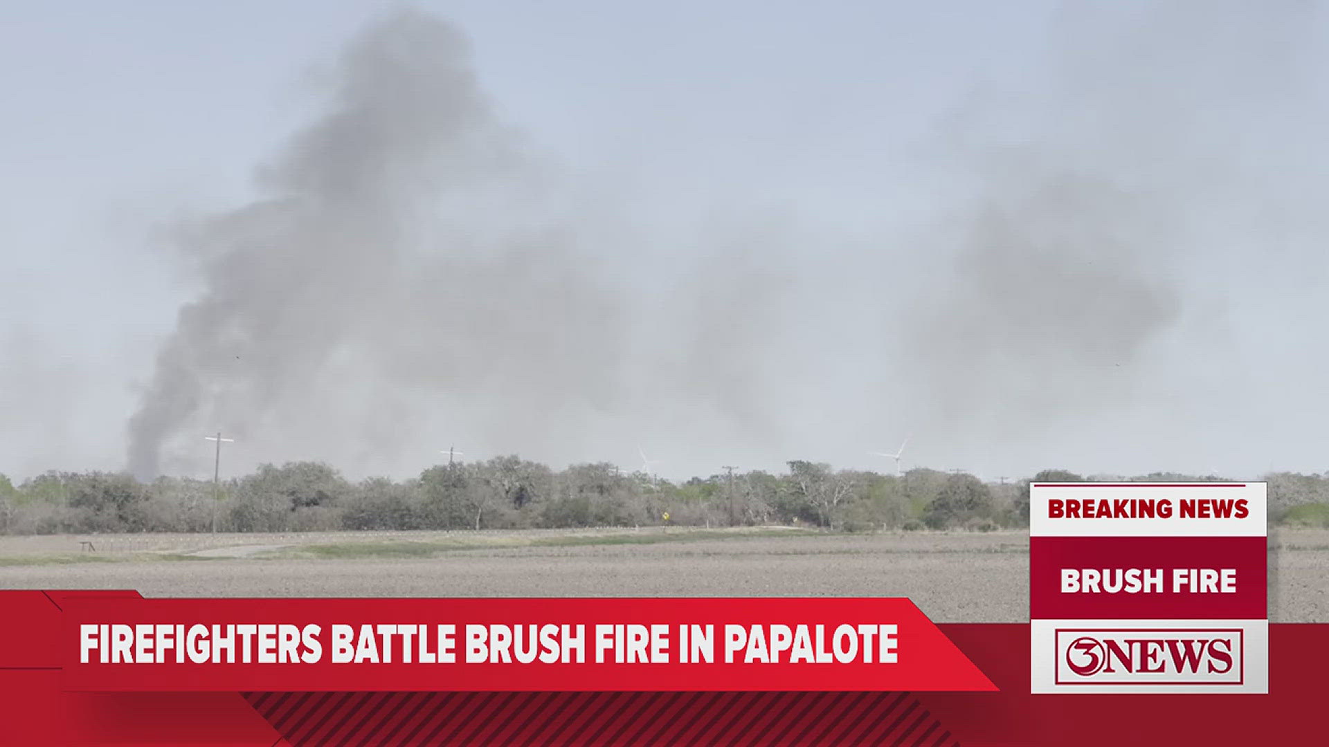 Multiple fire crews work to put out brush fire near Papalote | kiiitv.com