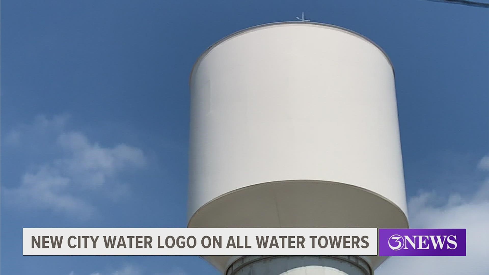 Corpus Christi Water logos to go on local water storage tanks at a cost ...