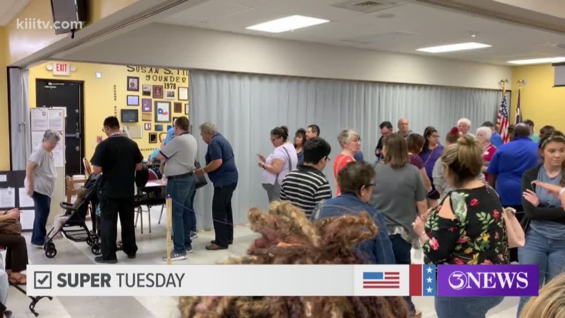 Coastal Bend residents are rushing to the polls this Super Tuesday for the 2020 March Primary elections.