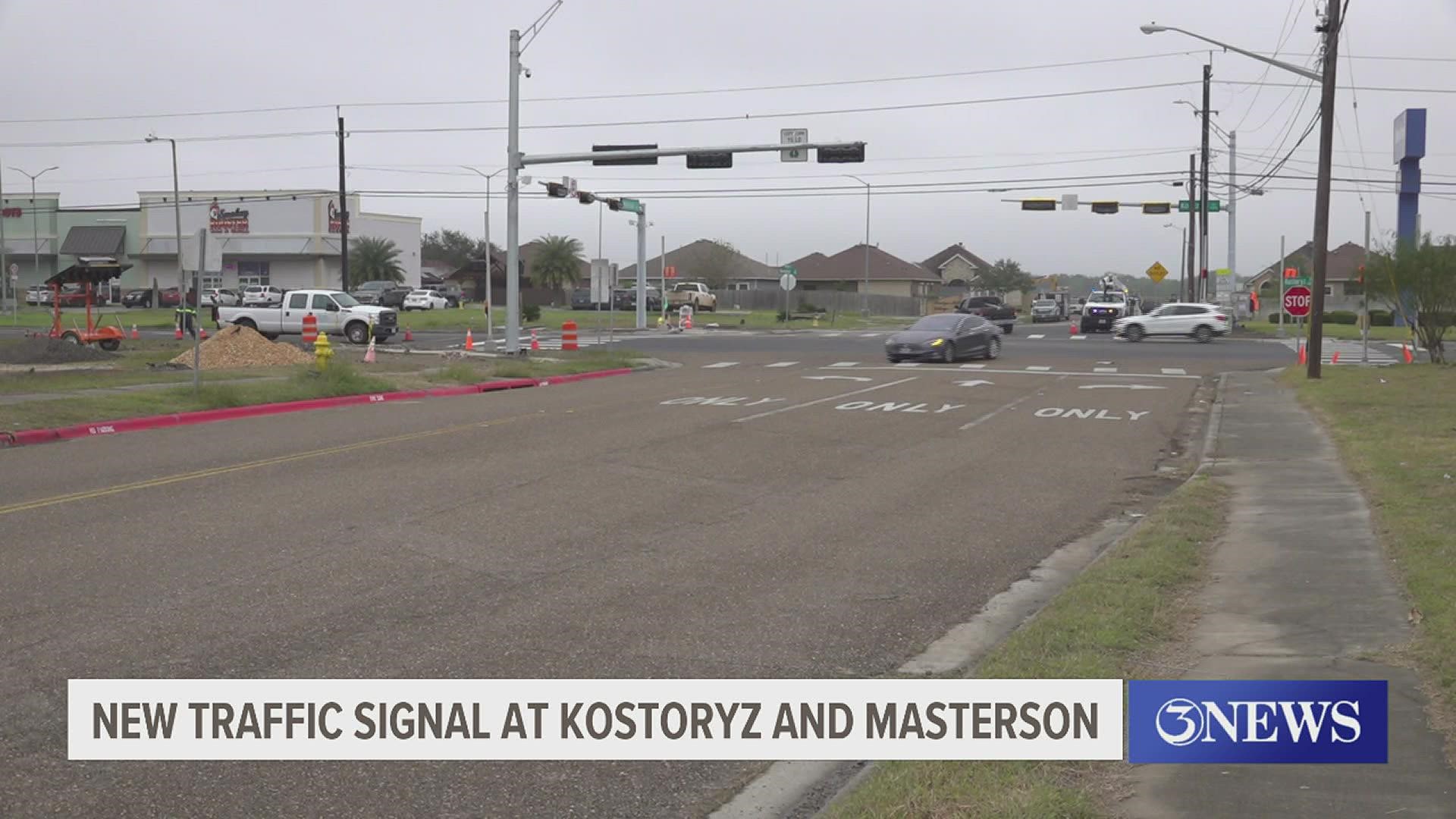 Additional safety precautions and improvements will also be added, including the ability for drivers going northbound on Kostoryz to make U-turns at the intersection