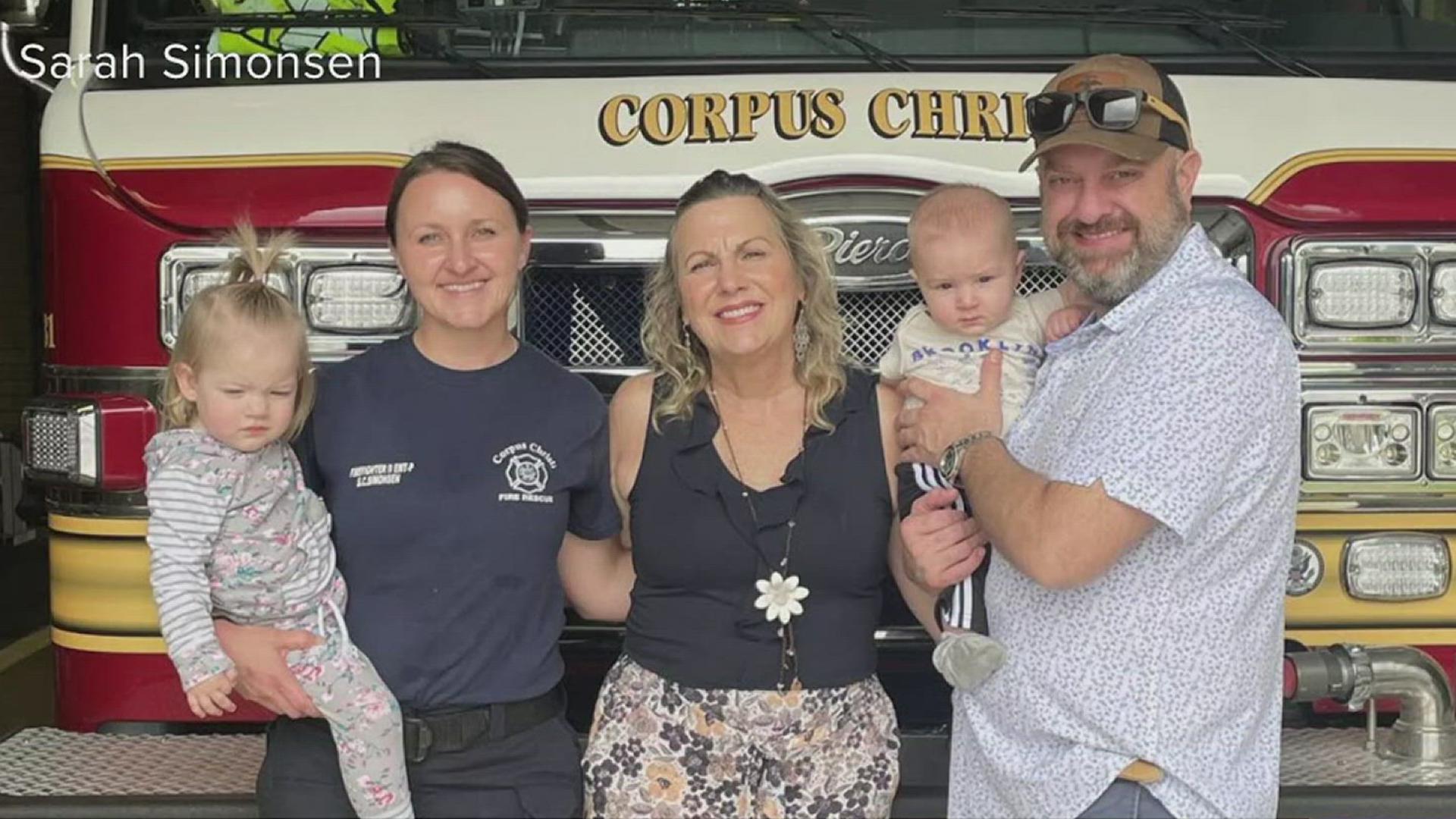 Sarah Simonsen is a firefighter and a mother. This Mother's Day, she spoke with 3NEWS about what it's like to pursue her passion while being a mom.