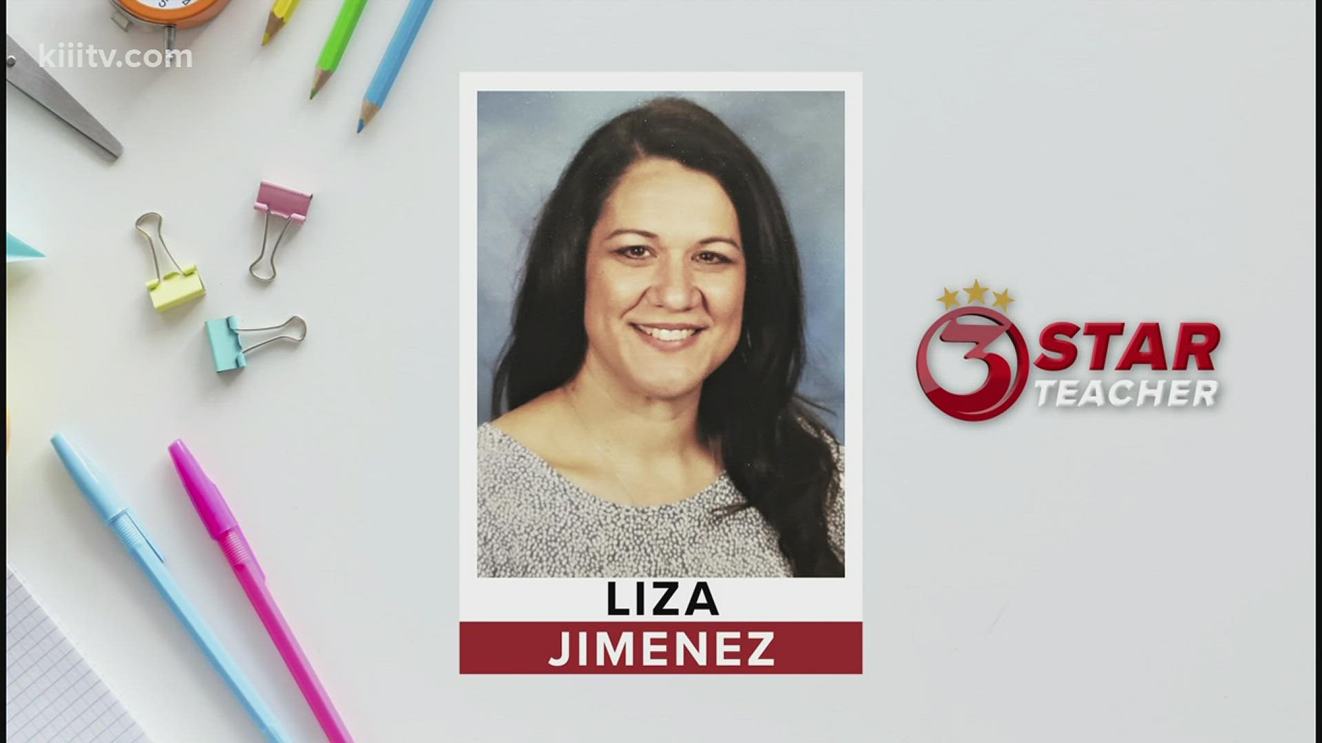 Liza Jimenez is an elementary schoool teacher at Bishop CISD.