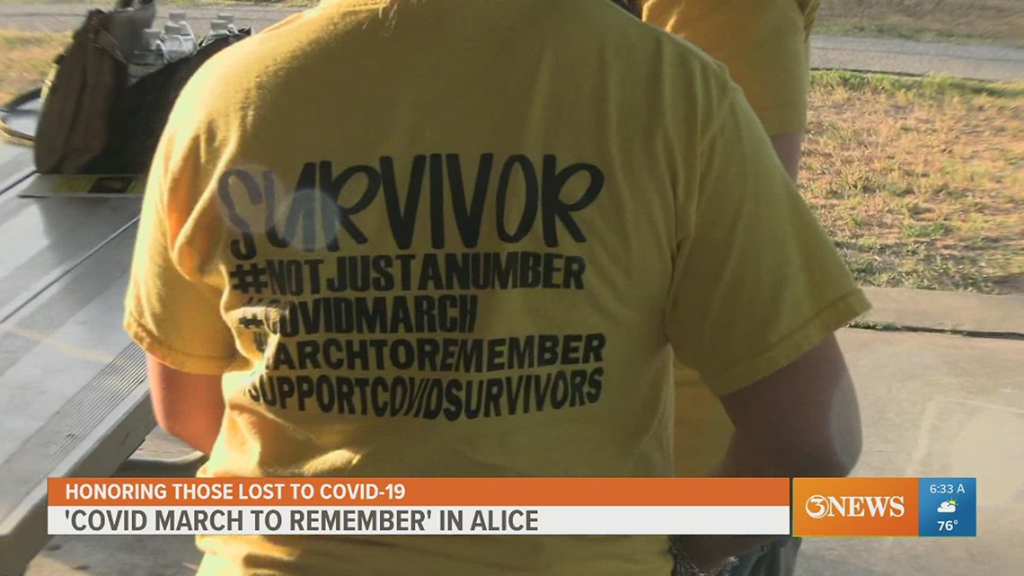 COVID march in Alice aims to help survivors of the pandemic process their grief
