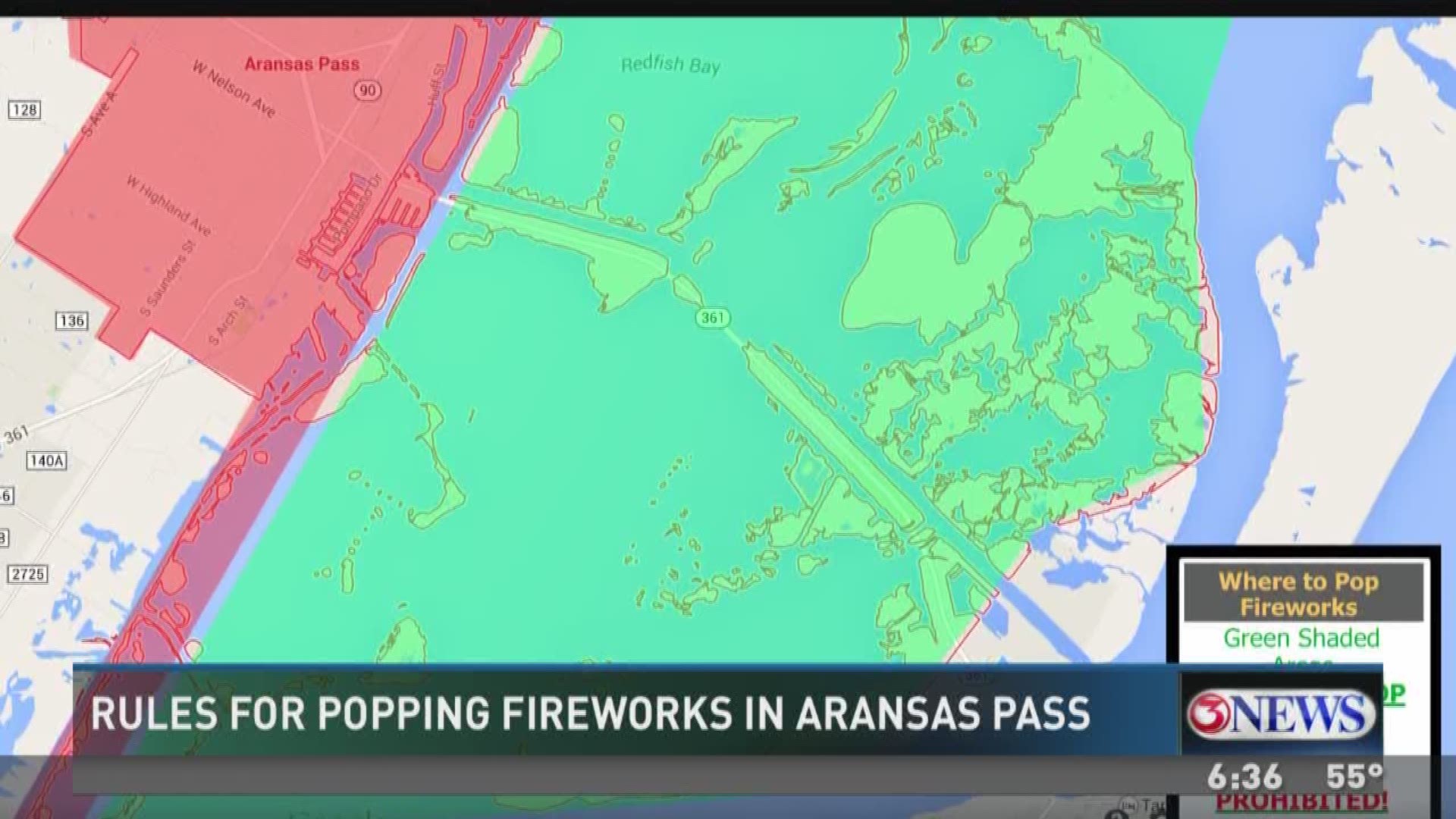 Rules for popping off fireworks in Aransas Pass