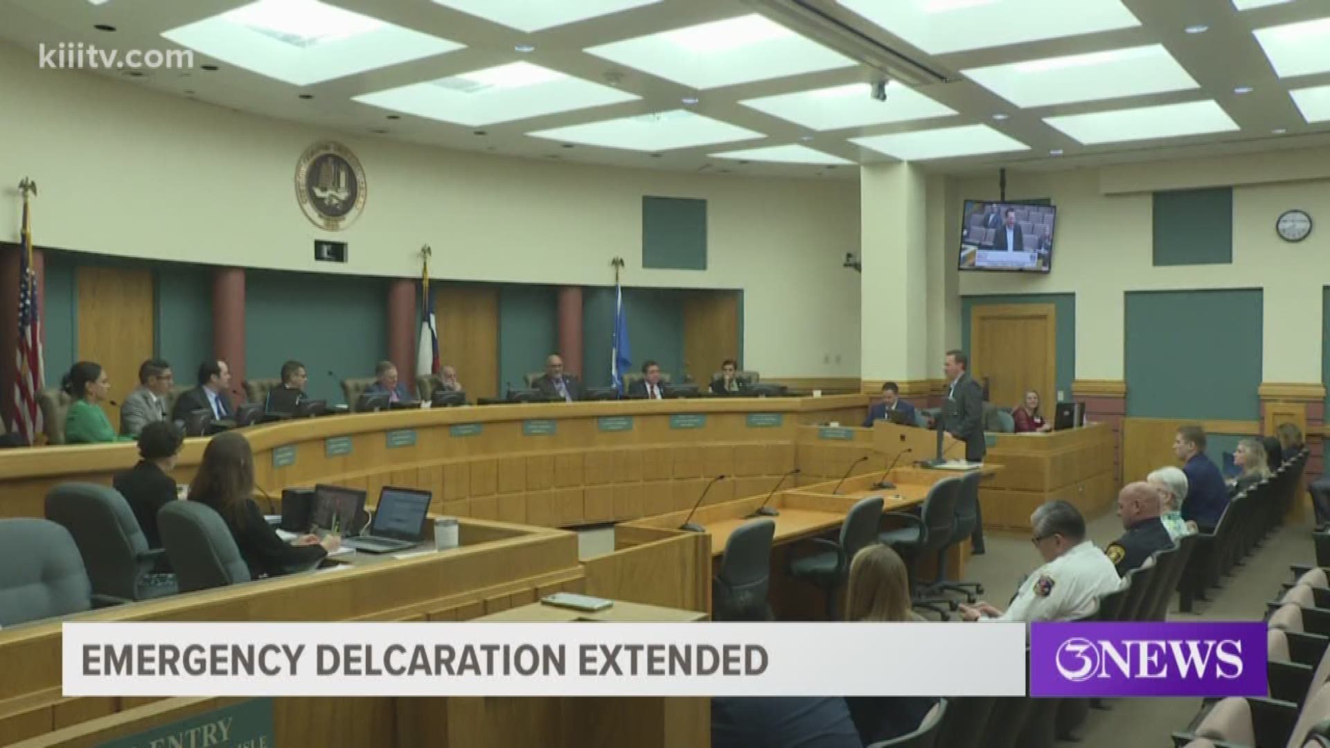 City of Corpus Christi officials have extended the emergency declaration announced last Friday for the foreseeable future.