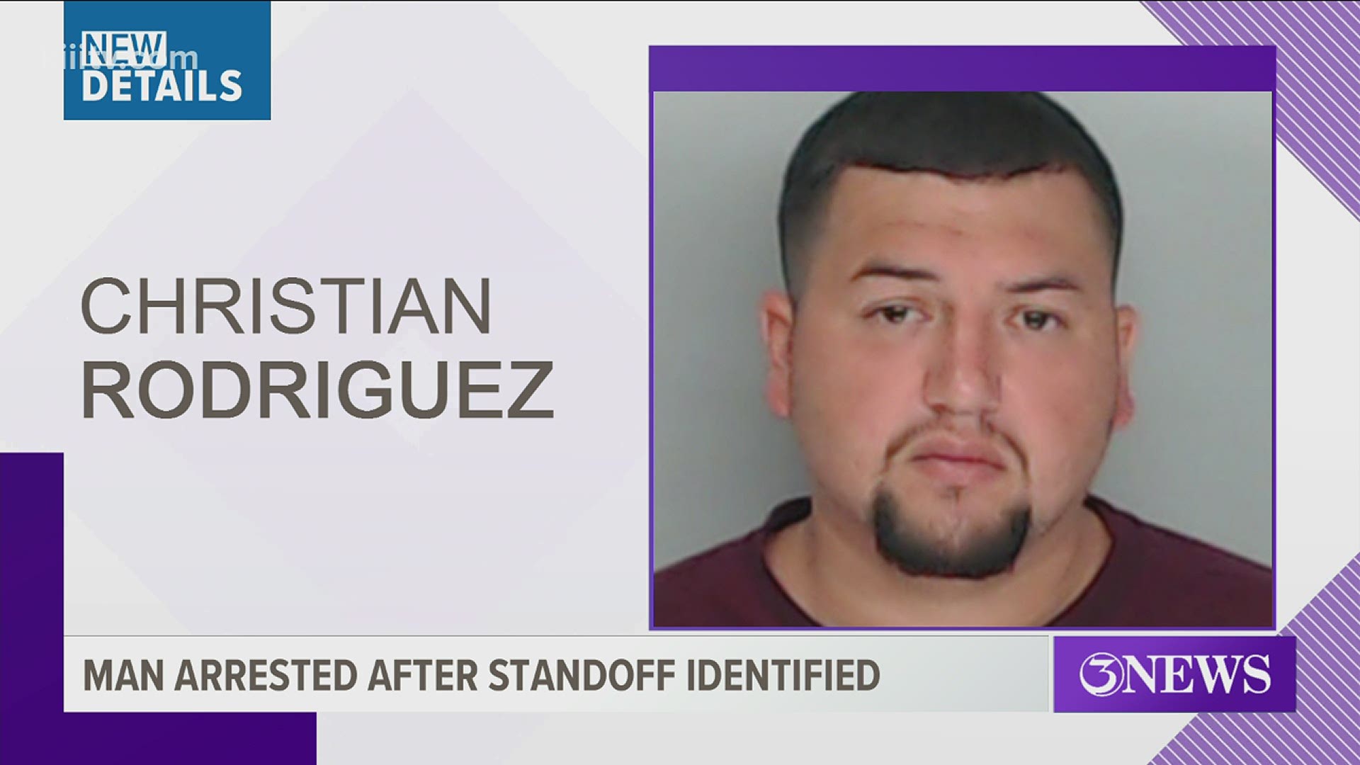 Christian Rodriguez, 27, faces charges of deadly conduct and aggravated assault with a deadly weapon, police said.