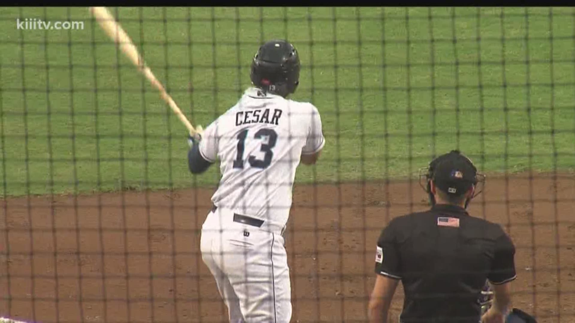 The Corpus Christi Hooks dropped it's final game of a four game series with the first place San Antonio Missions 5-1. Despite the loss, there was good news for the Hooks; Randy Cesar extended his minor league leading hitting streak to 34 games. 