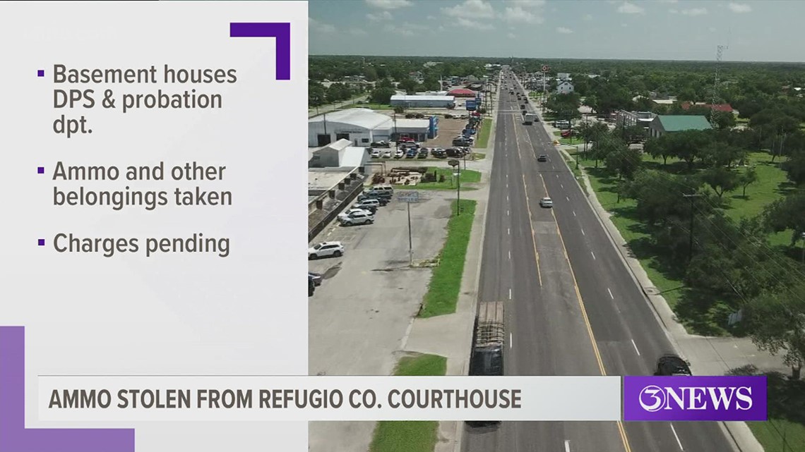 Suspect in custody after breaking into Refugio County Courthouse