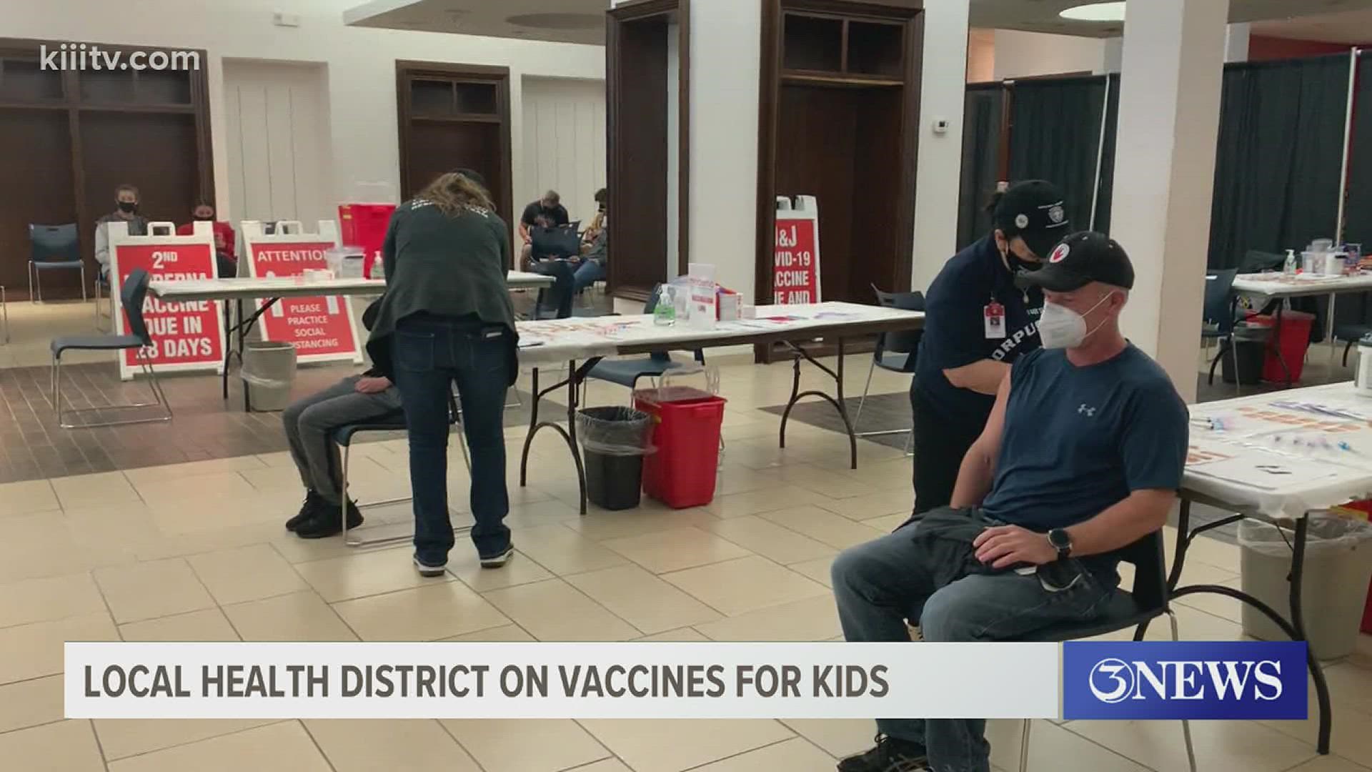Right now, the health district has vaccination clinics set up at the mall and next to the health department on Greenwood.