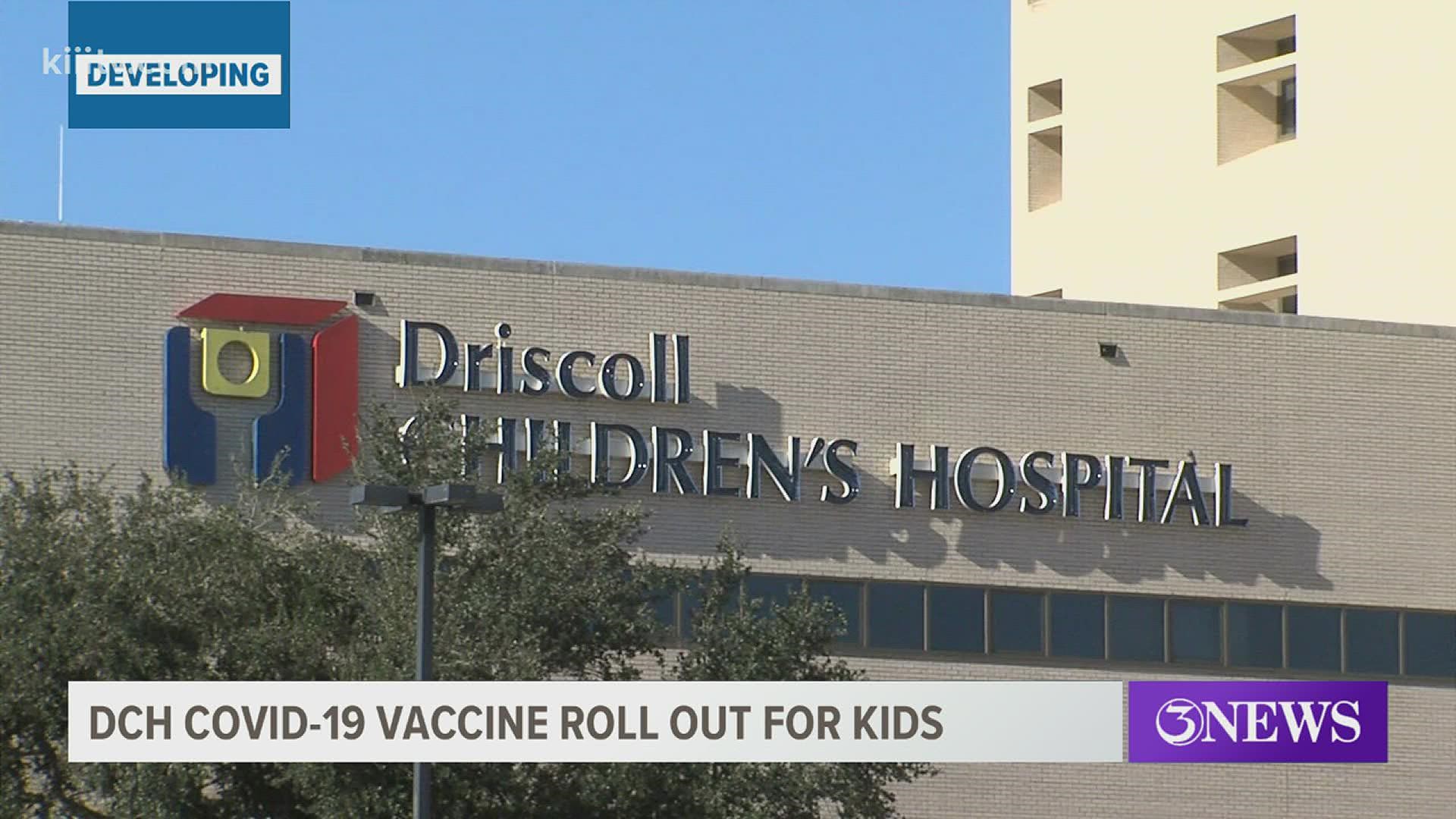 Dr. Jaime Fergie head of the Infectious Disease Department at DCH said Corpus Christi was part of the clinical trial for this specific age group.