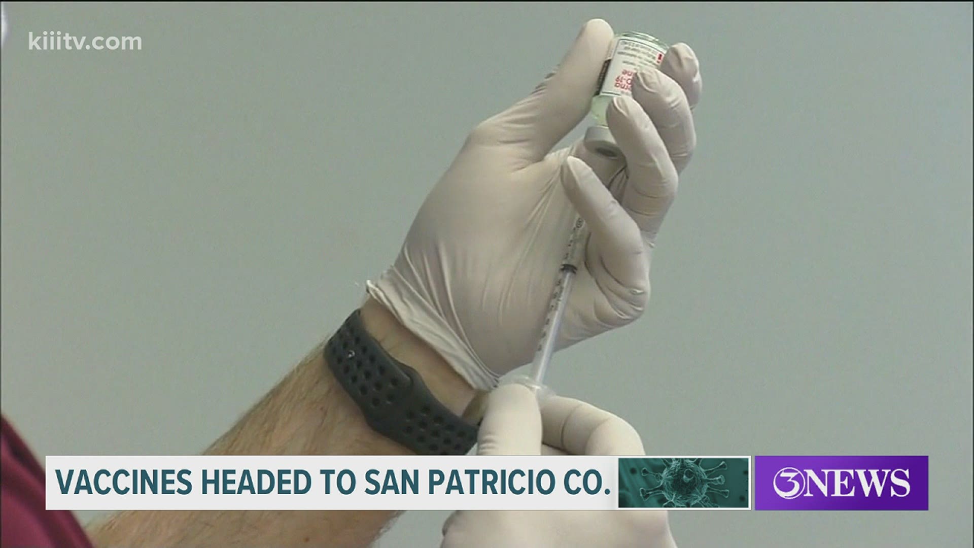 San Patricio County Health Department officials are still waiting on their first shipment of the COVID-19 vaccine, but they said it is on the way.