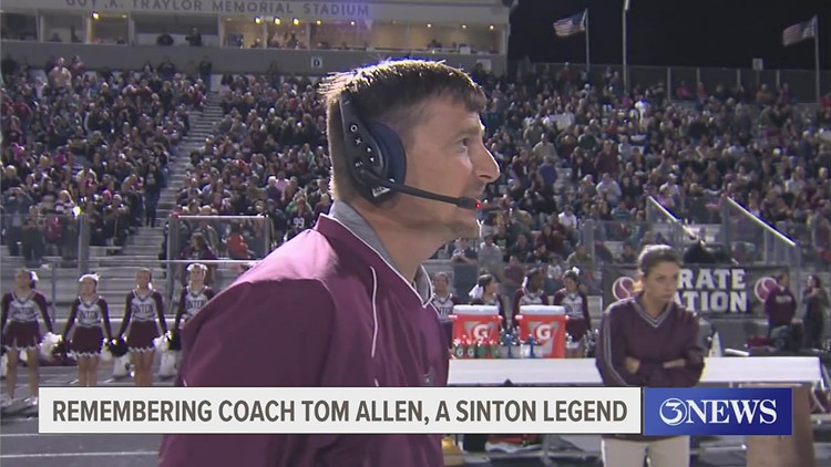Former Sinton head football coach Tom Allen dies