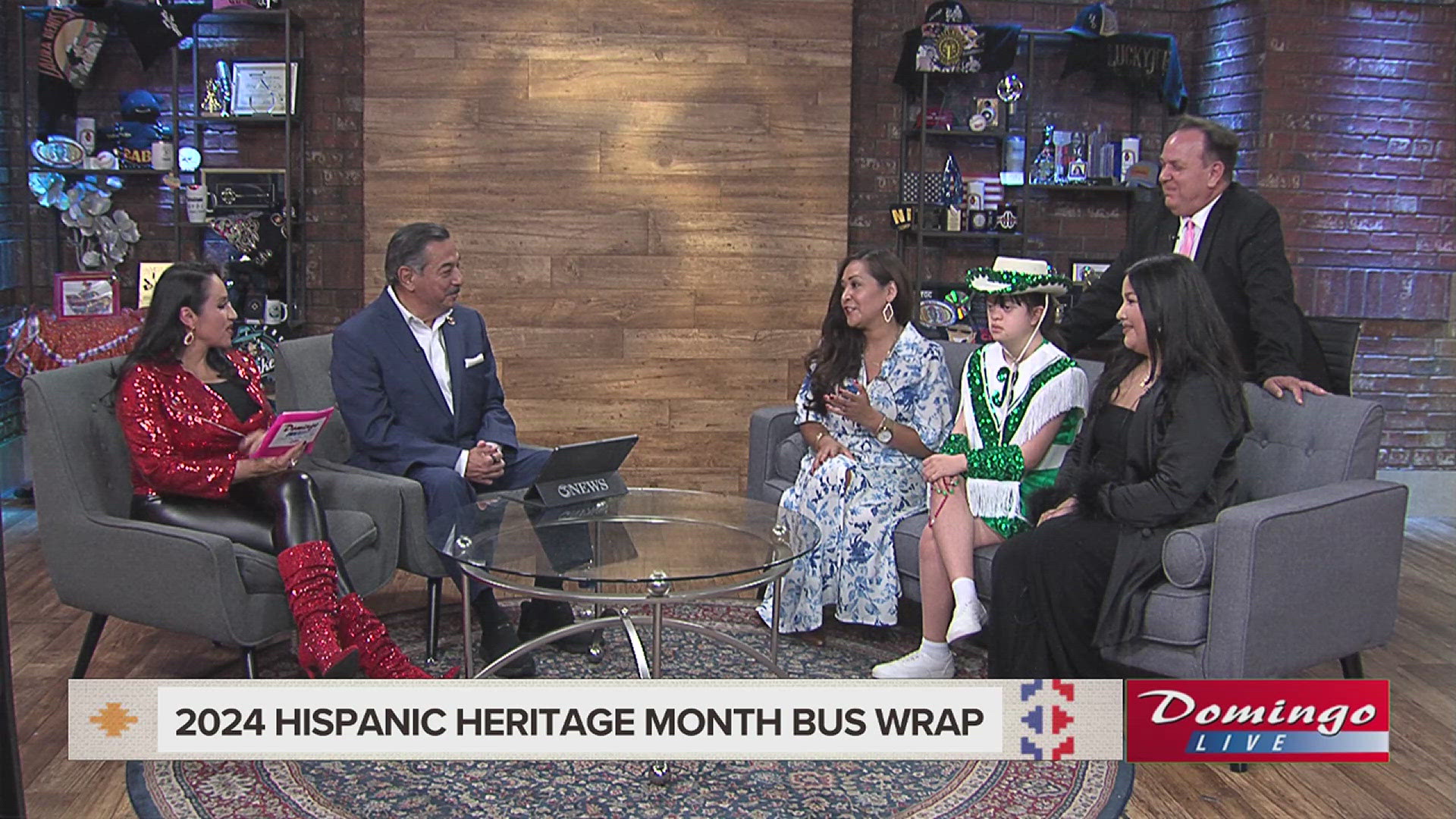 The American GI Forum joined us on Domingo Live to give us a sneak peek of the three different bus wraps they will debut in honor of Hispanic Heritage Month.