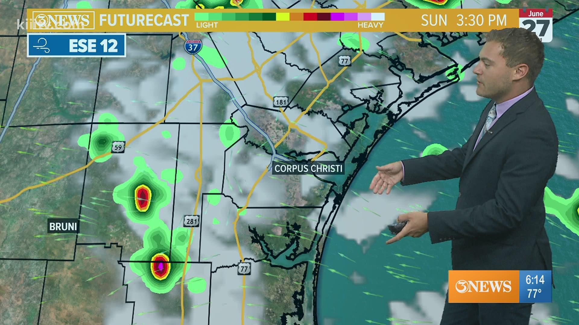 Joe Decarlo South Texas Weather Forecast 06 27 21 Am Kiiitv Com