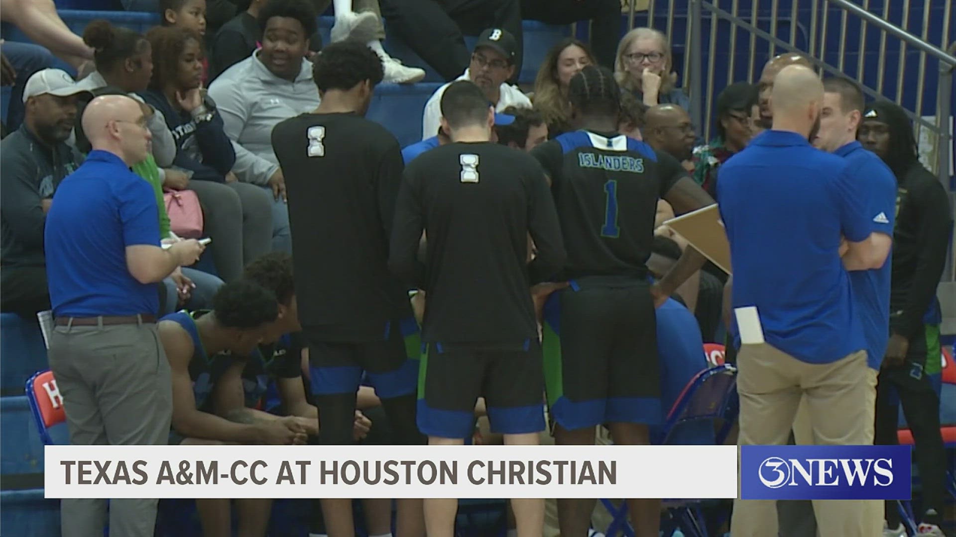 Texas A&M-CC has now won four straight in Southland Conference play. Courtesy: KHOU-TV.