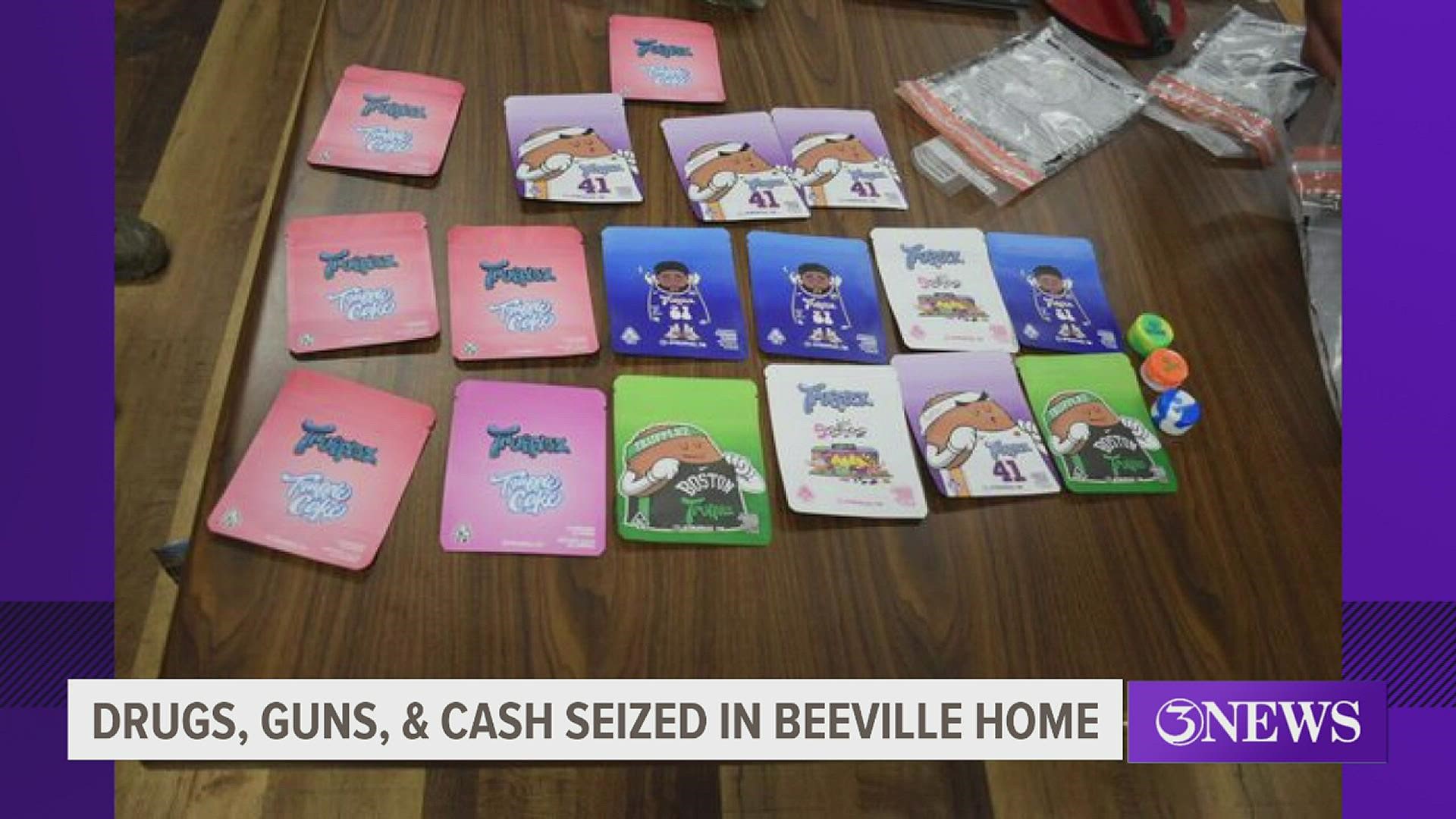 Some of the drugs found Wednesday were packaged in clear bags, but a considerable amount were found in packages with cartoon characters on them.