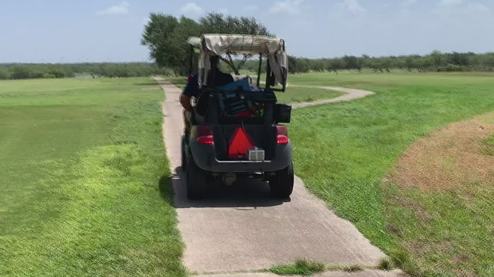 The owner of the golf cart says he's ready to appear on Jimmy Kimmel and talk about his mode of transportation that's become viral.