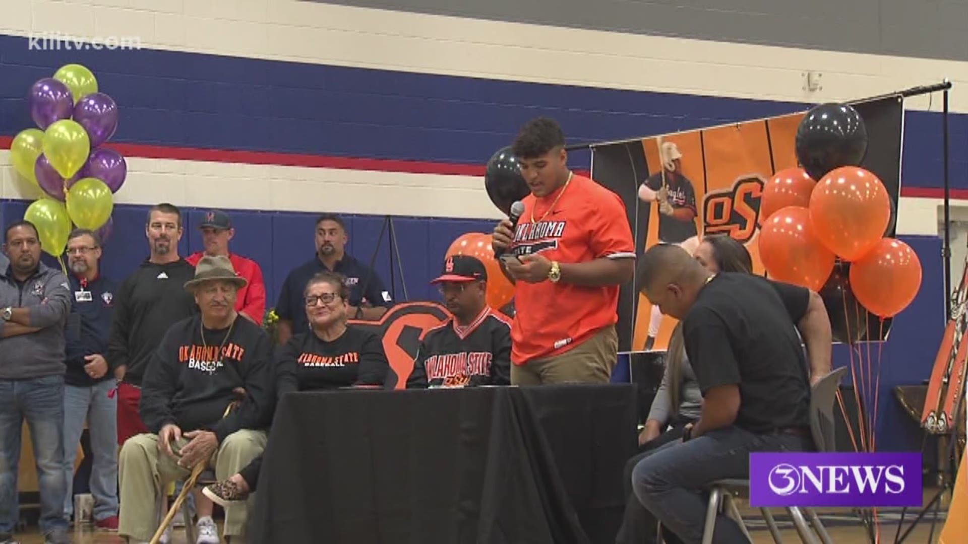 The Eagles signings included three Division I baseball players in MJ Rodriguez (Oklahoma State), Kobe Andrade (Texas A&M) and Matthew Krall (UTRGV).