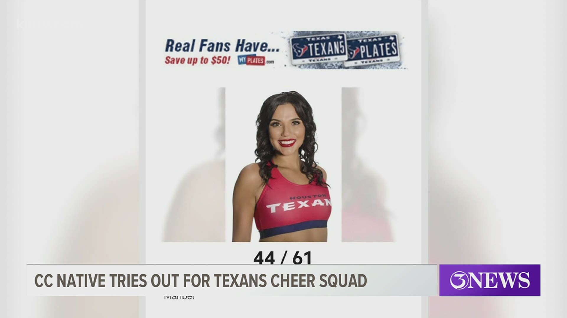 Throw some support behind local Ray high graduate, Maribel Sauceda, in the running to become a Houston Texan football cheerleader.