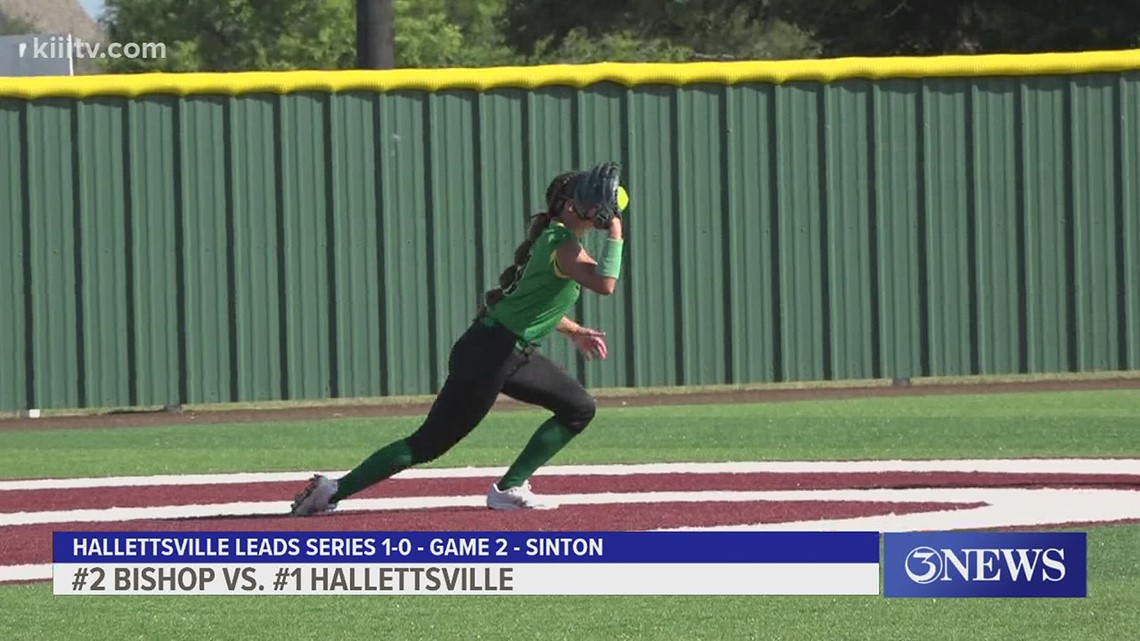 SOFTBALL: Bishop falls to Hallettsville in game two, 3-0.