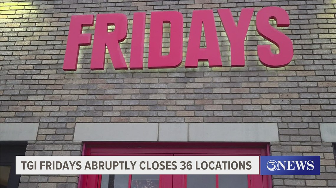 TGI Fridays is closing 36 locations across the US, including the one