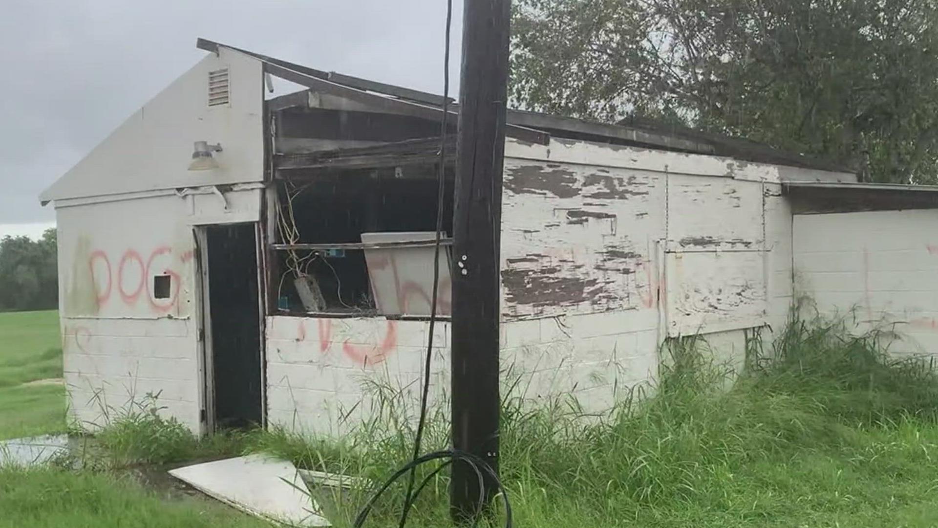 The old animal control shelter was damaged by Hurricane Harvey in 2017 and the one they're using right now is a small building at the landfill running out of room.